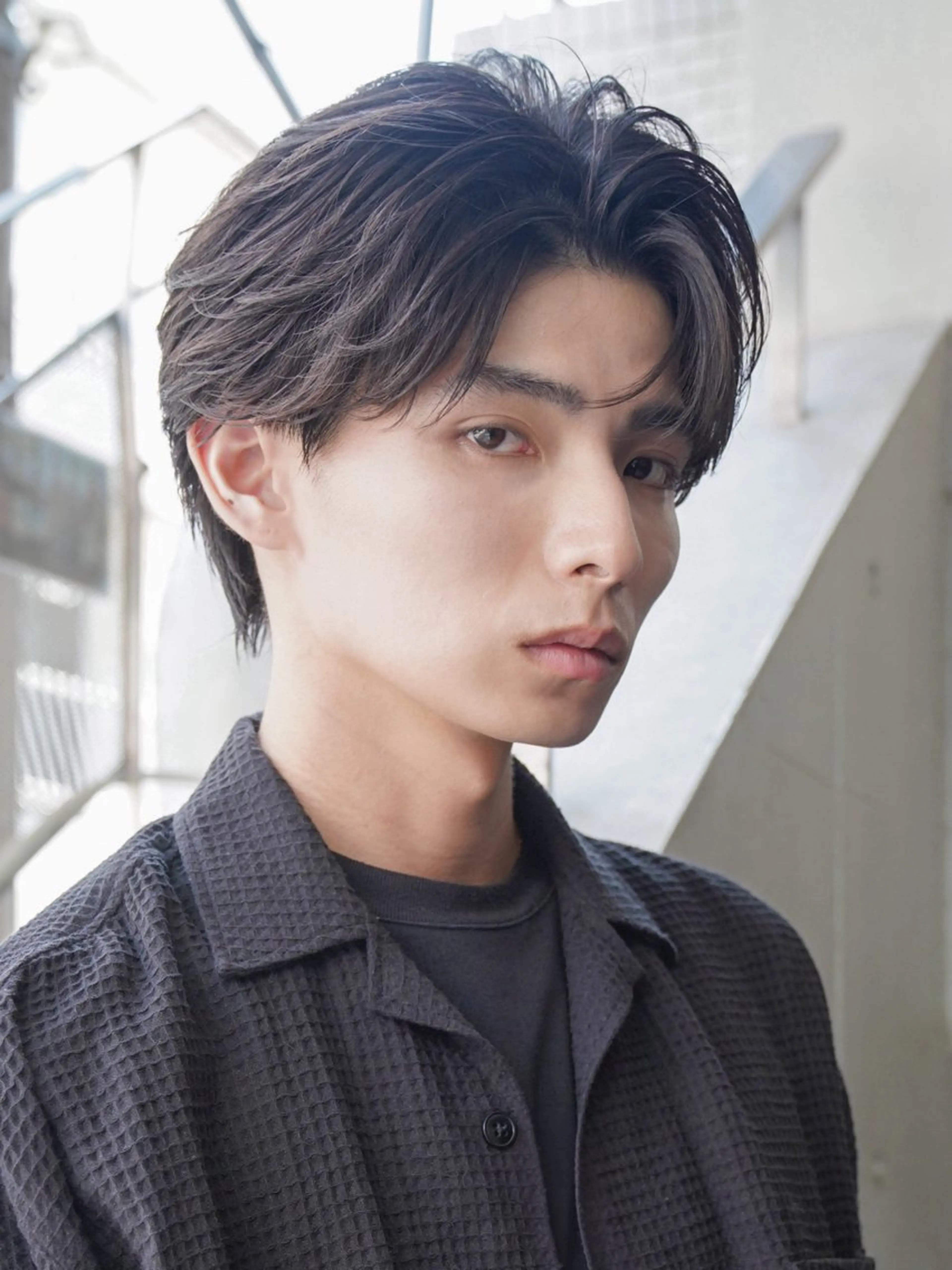 ショート パーマ ＋〜ing所属・宮城 一盛のヘアスタイル