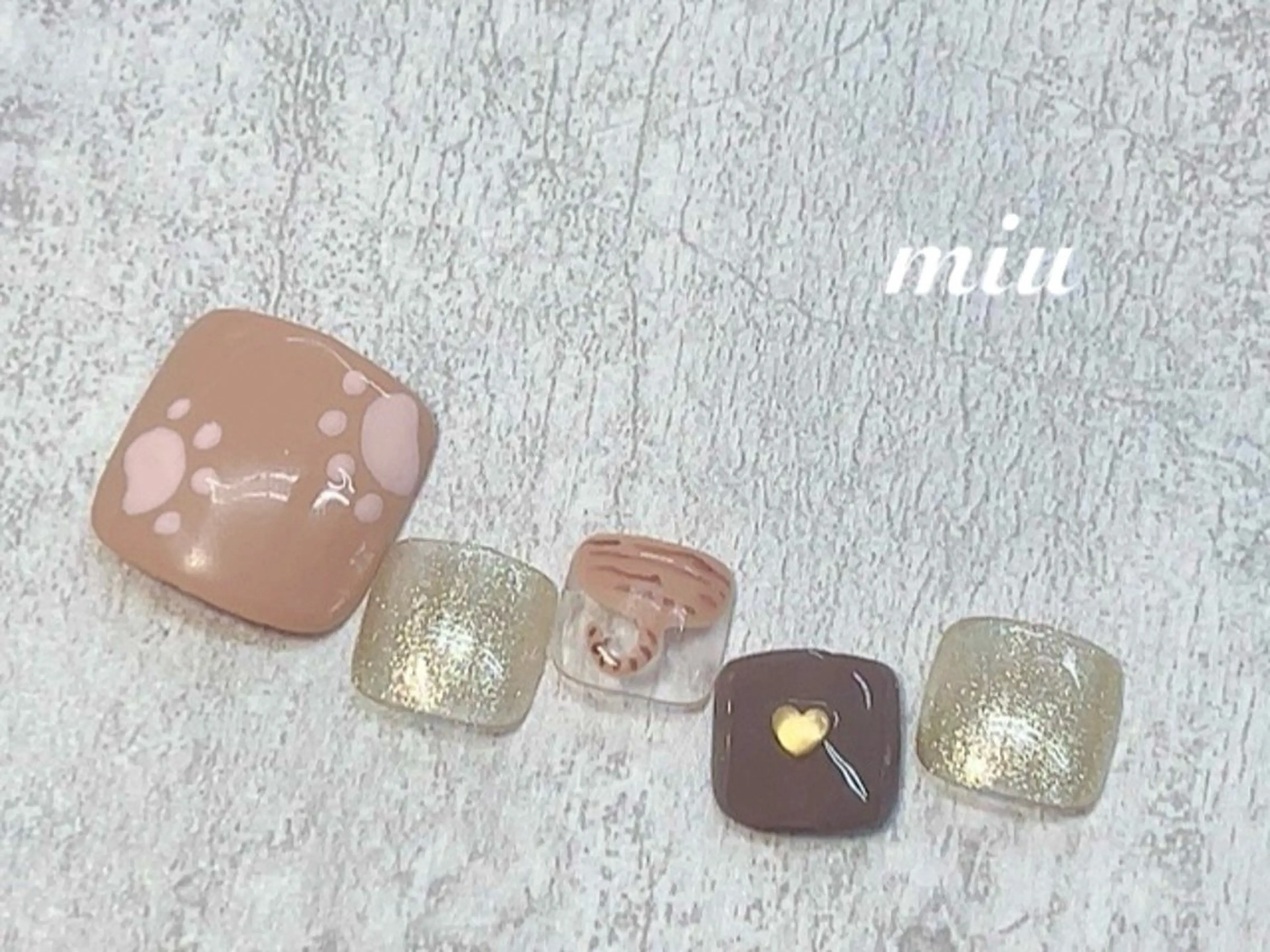 ネイル フットネイル miu nail 🐾mihoのネイルデザイン