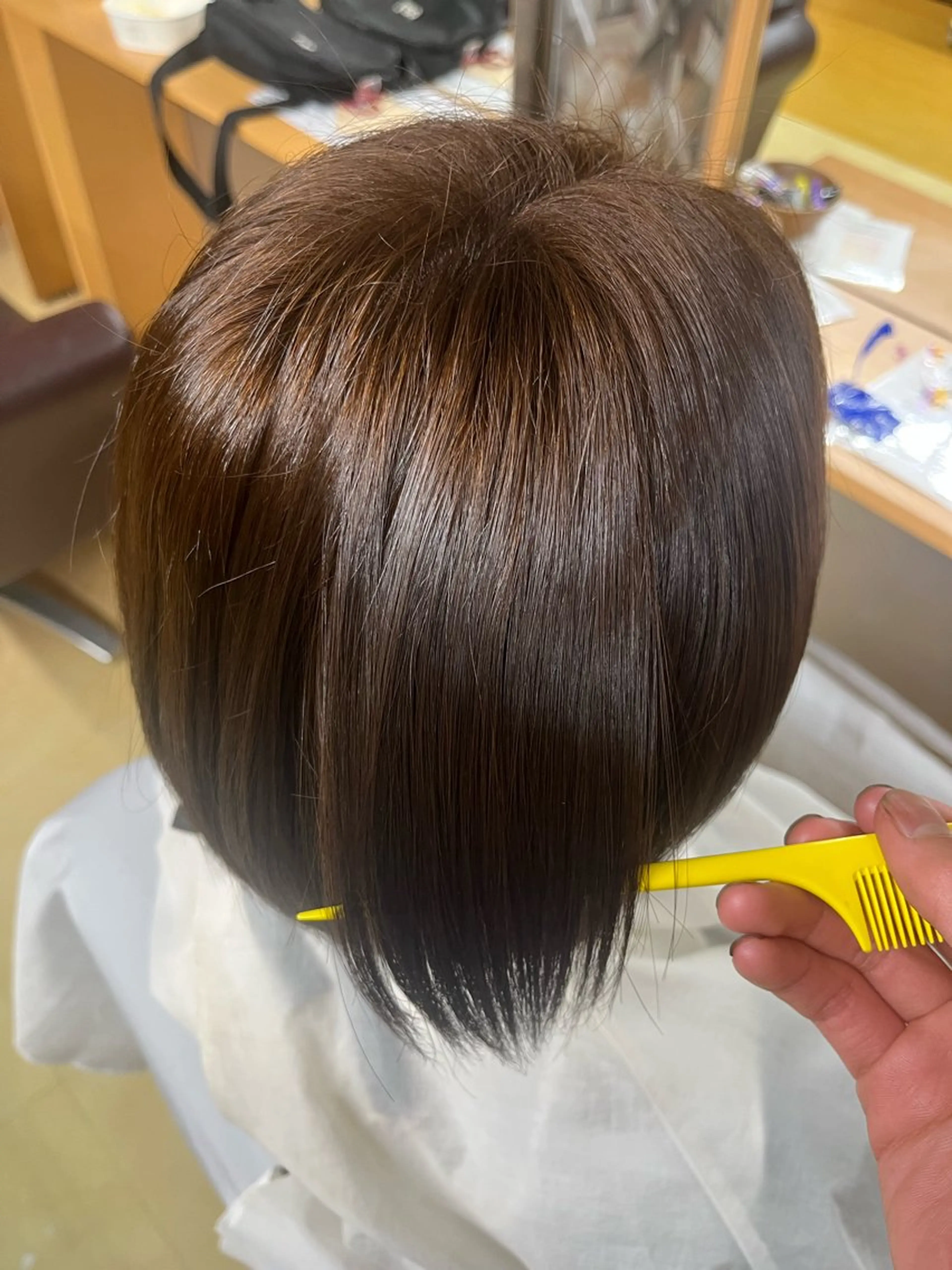 ミディアム カラー ブラウンカラー erikaアプロード店所属・鈴木 蓮太のヘアスタイル