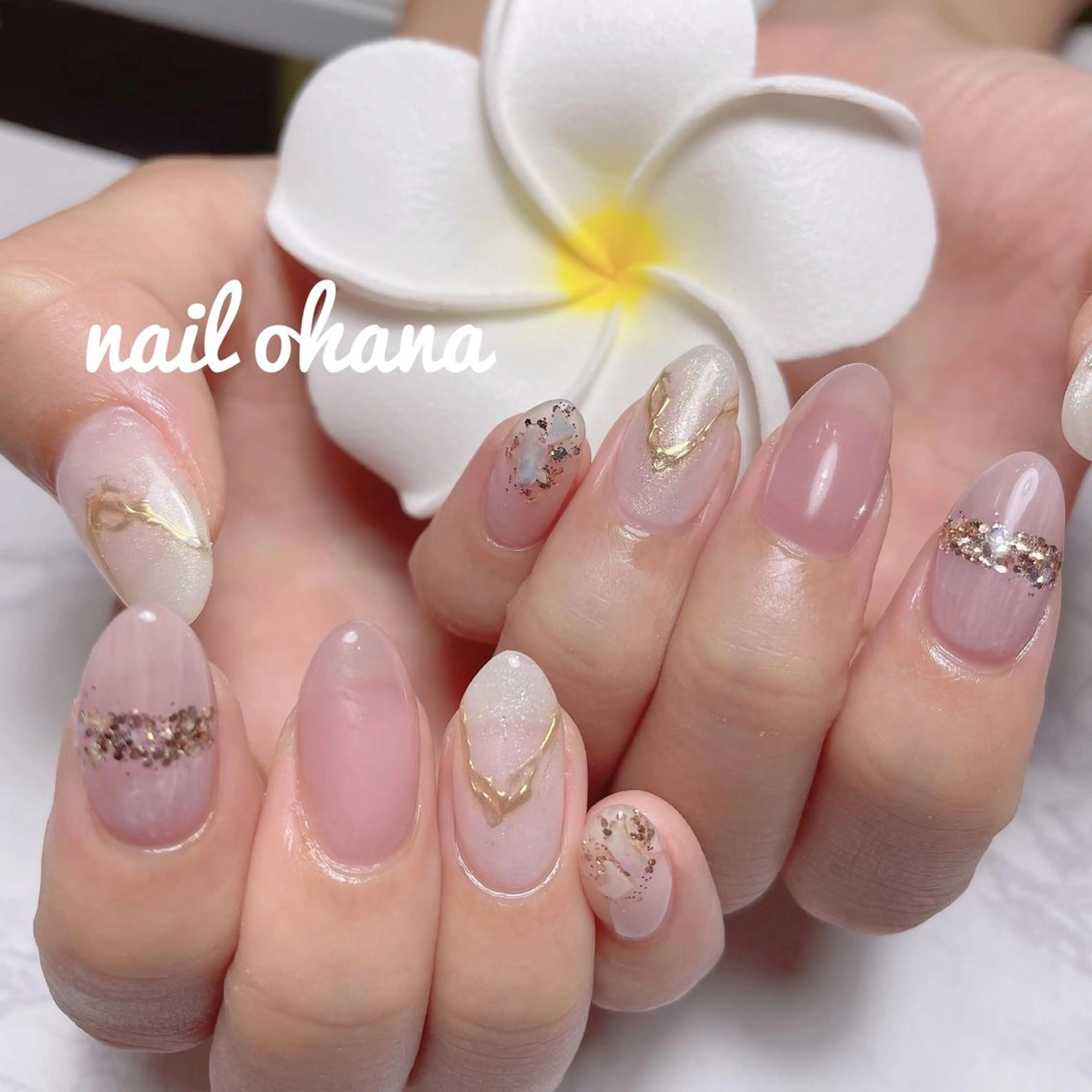 ネイル シンプルネイル 那覇🏝️台湾人 ネイリストSHIUのネイルデザイン