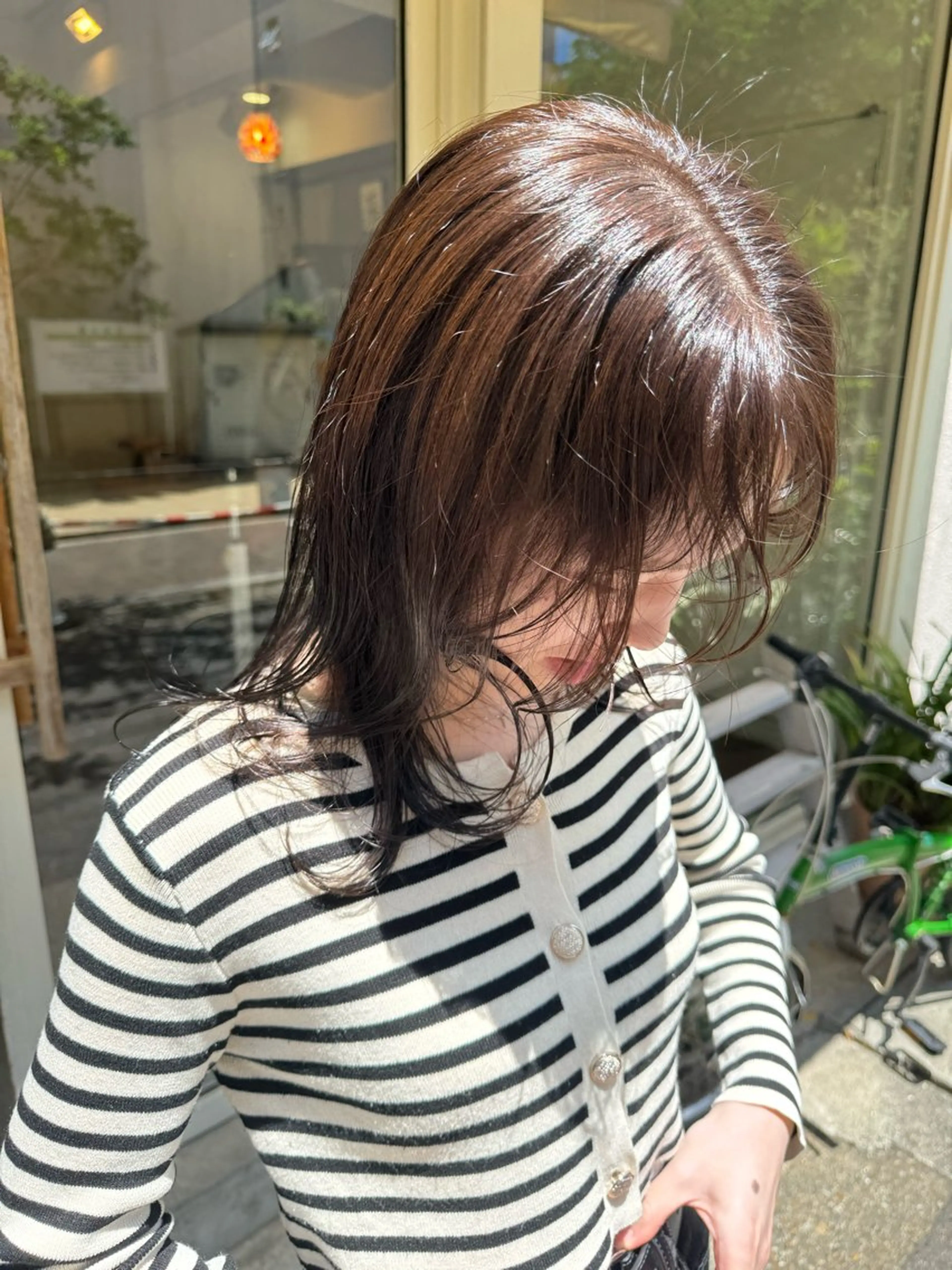 カラー アッシュ アッシュブラウン ブラウンカラー MOK大阪梅田店 Asahiのヘアスタイル