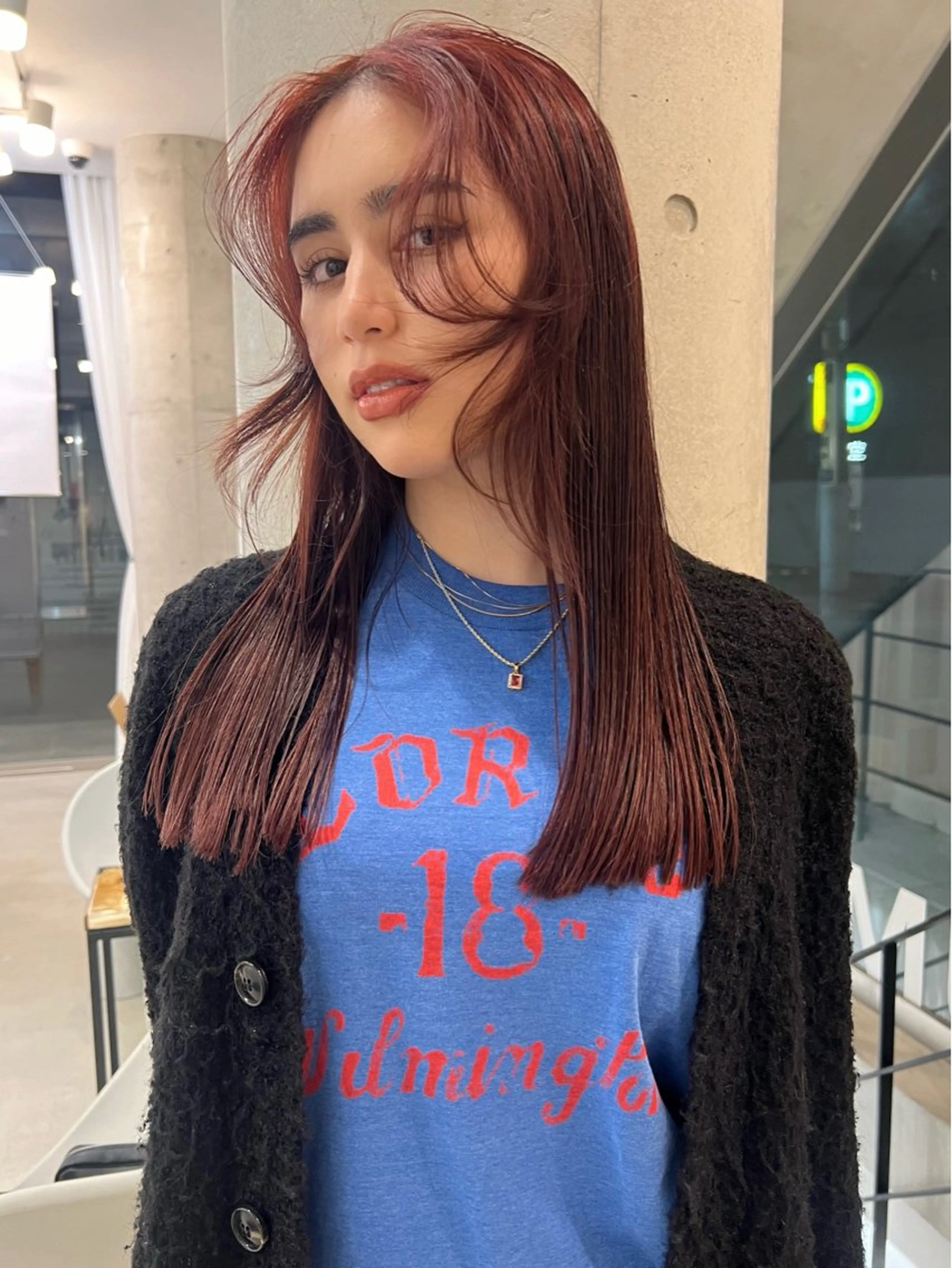 セミロング レイヤー/ 透明感SHIMAのヘアスタイル