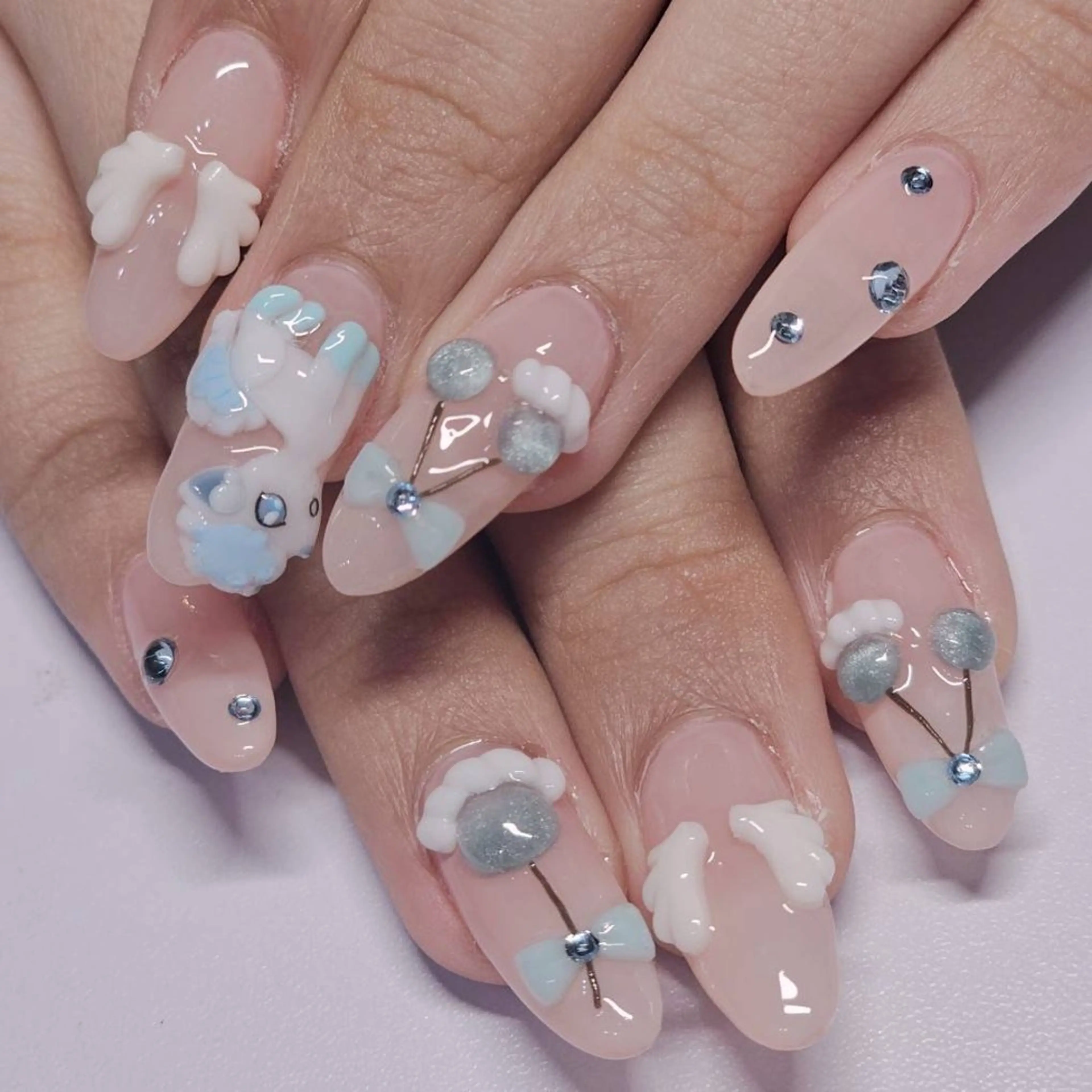 ネイル アートネイル ワンカラーネイル ホワイト ハンドネイル よしだ ひろきのネイルデザイン