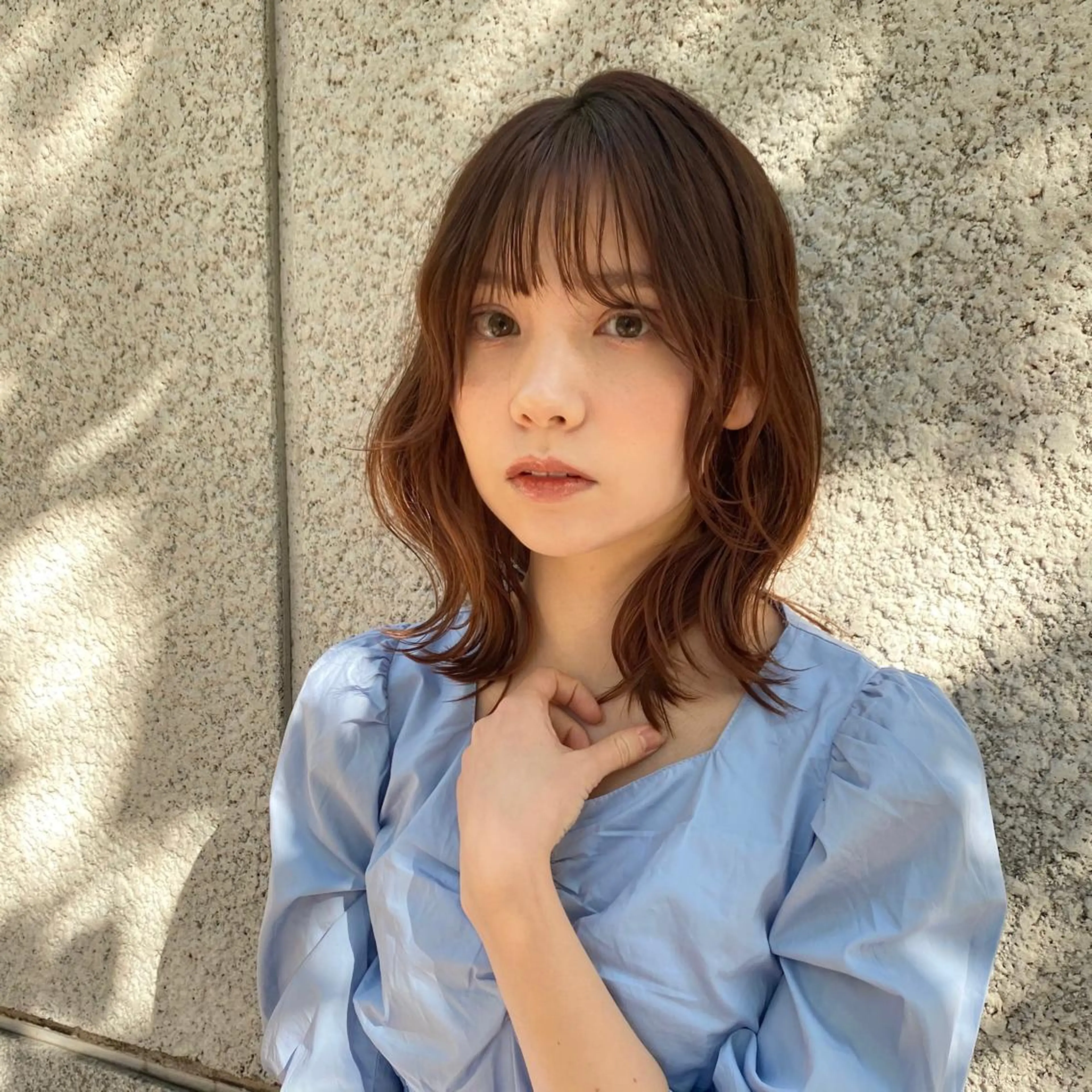 ミディアム 🪭risa 暖色/レイヤー🪭のヘアスタイル