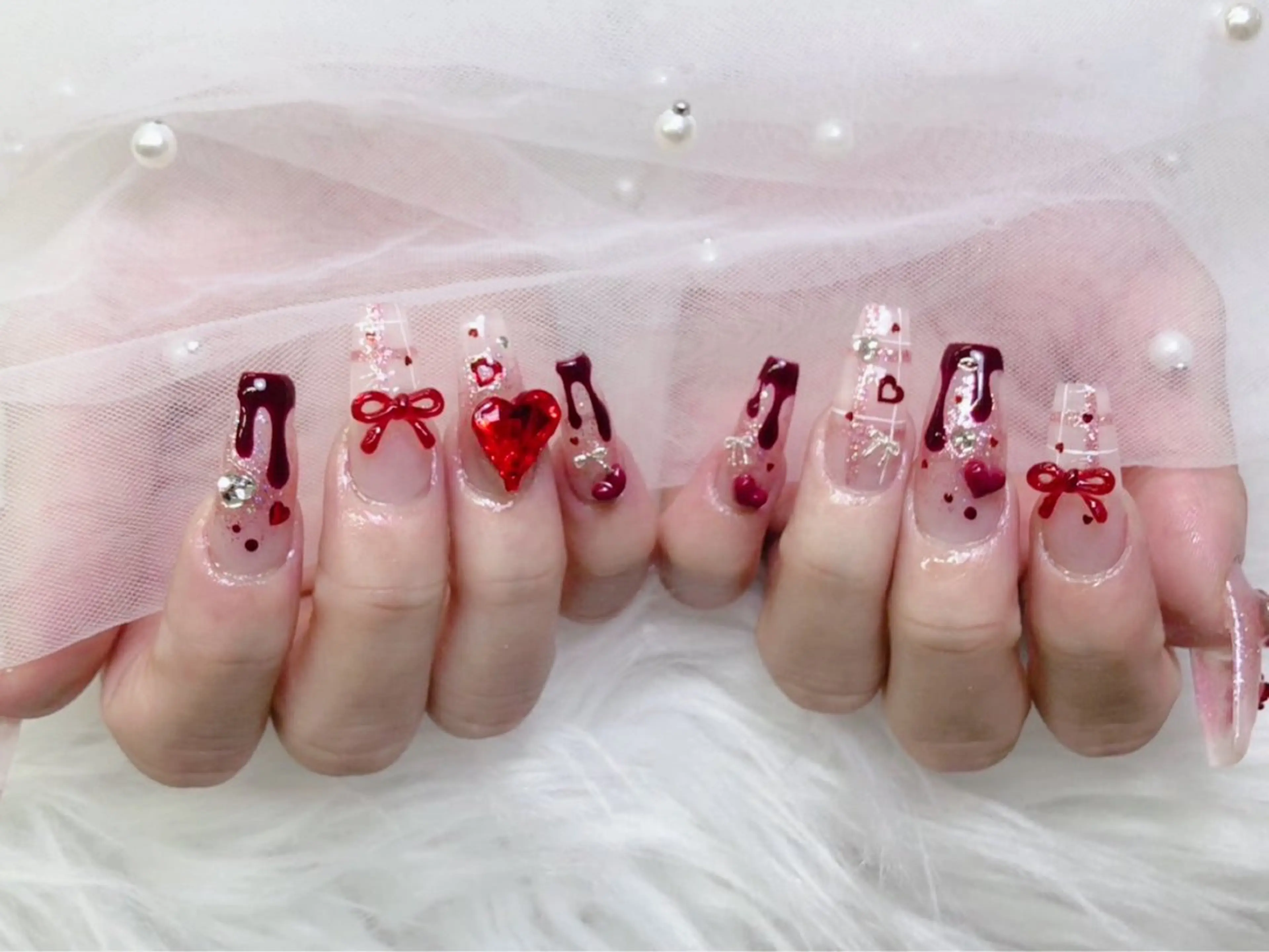 ネイル lucky nail 歌舞伎町のネイルデザイン