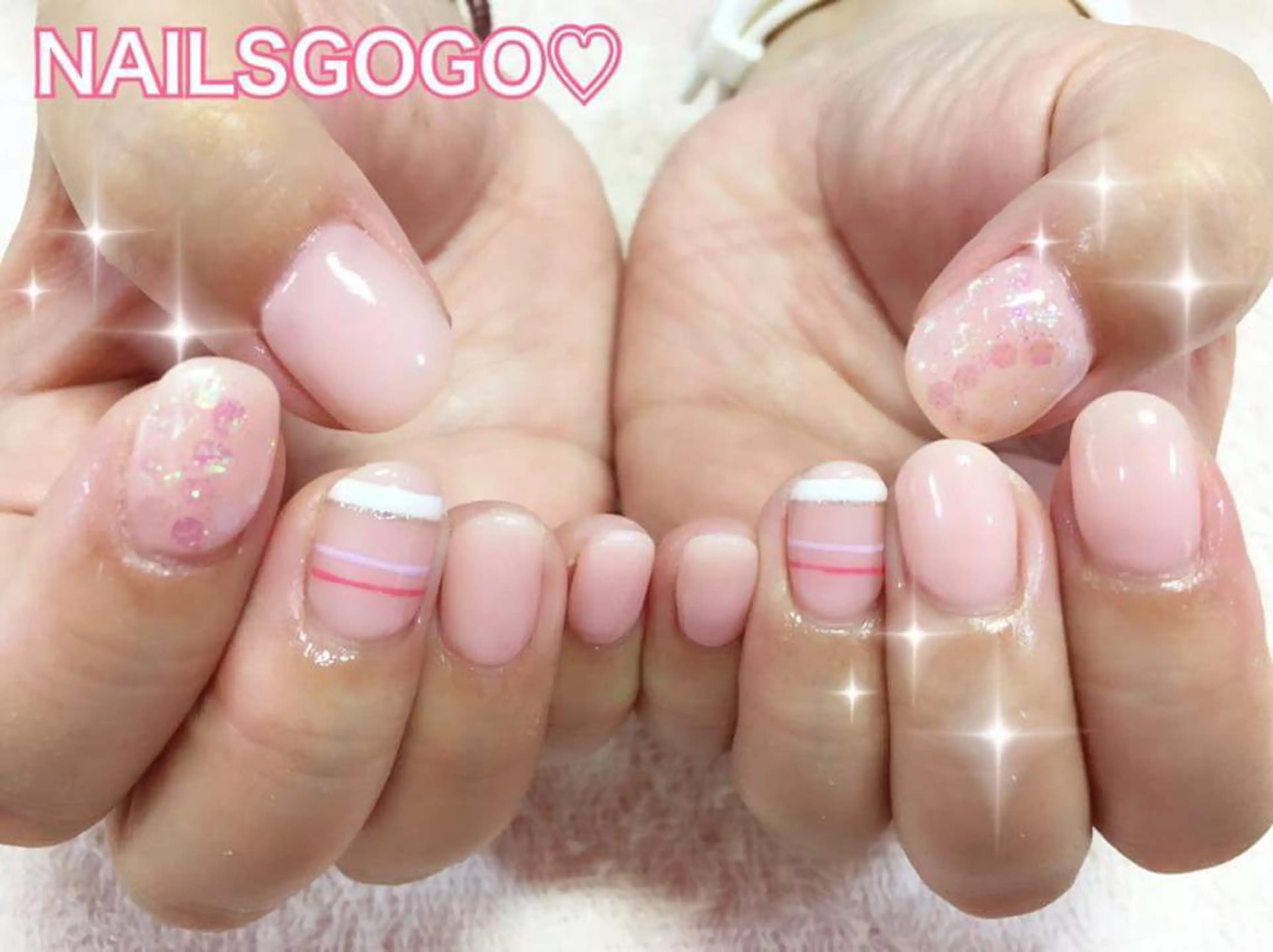 ショート カラー ネイル NAILSGOGO shibuyaのネイルデザイン