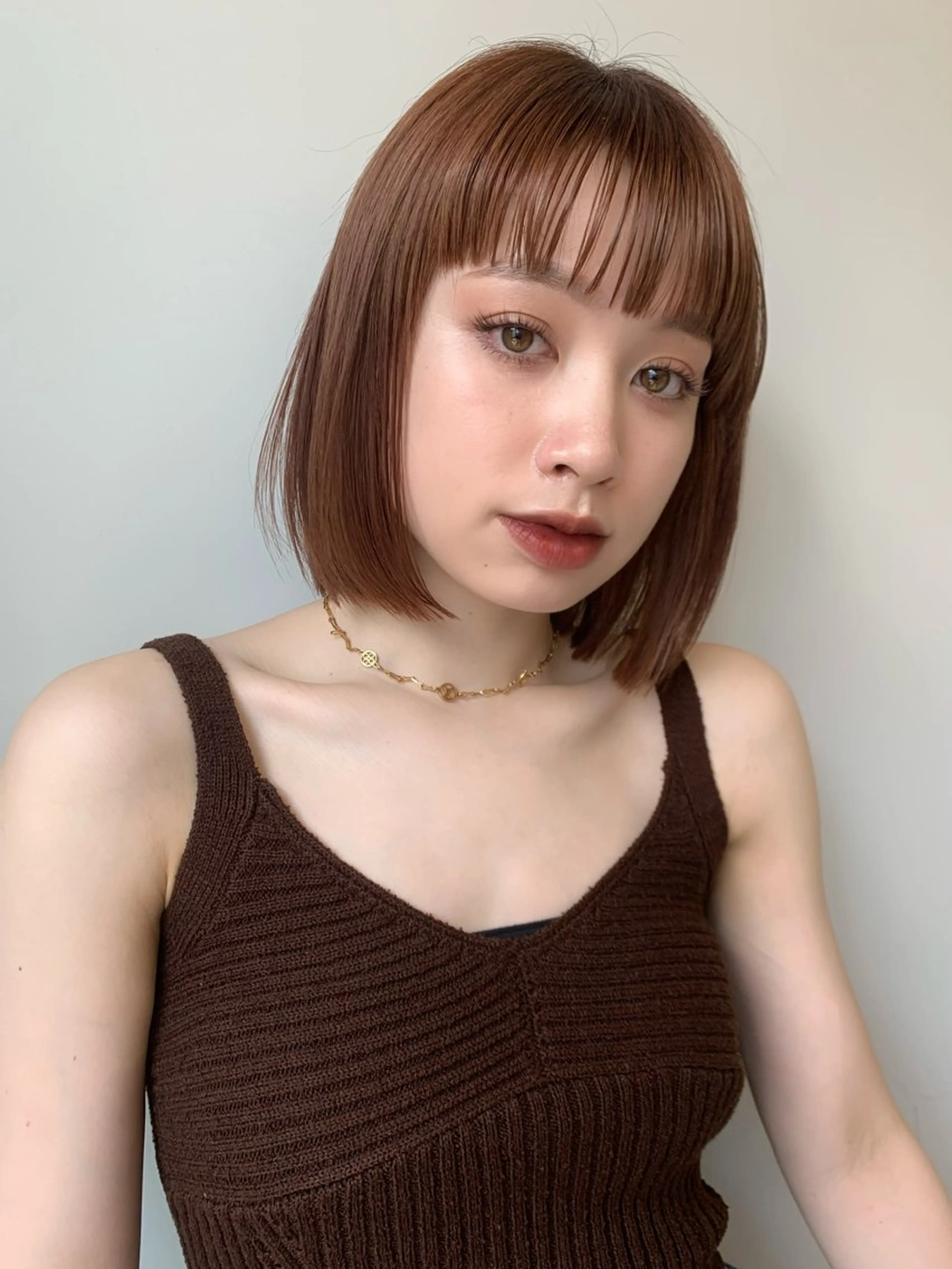 ショート ボブ 伊藤 りいなのヘアスタイル