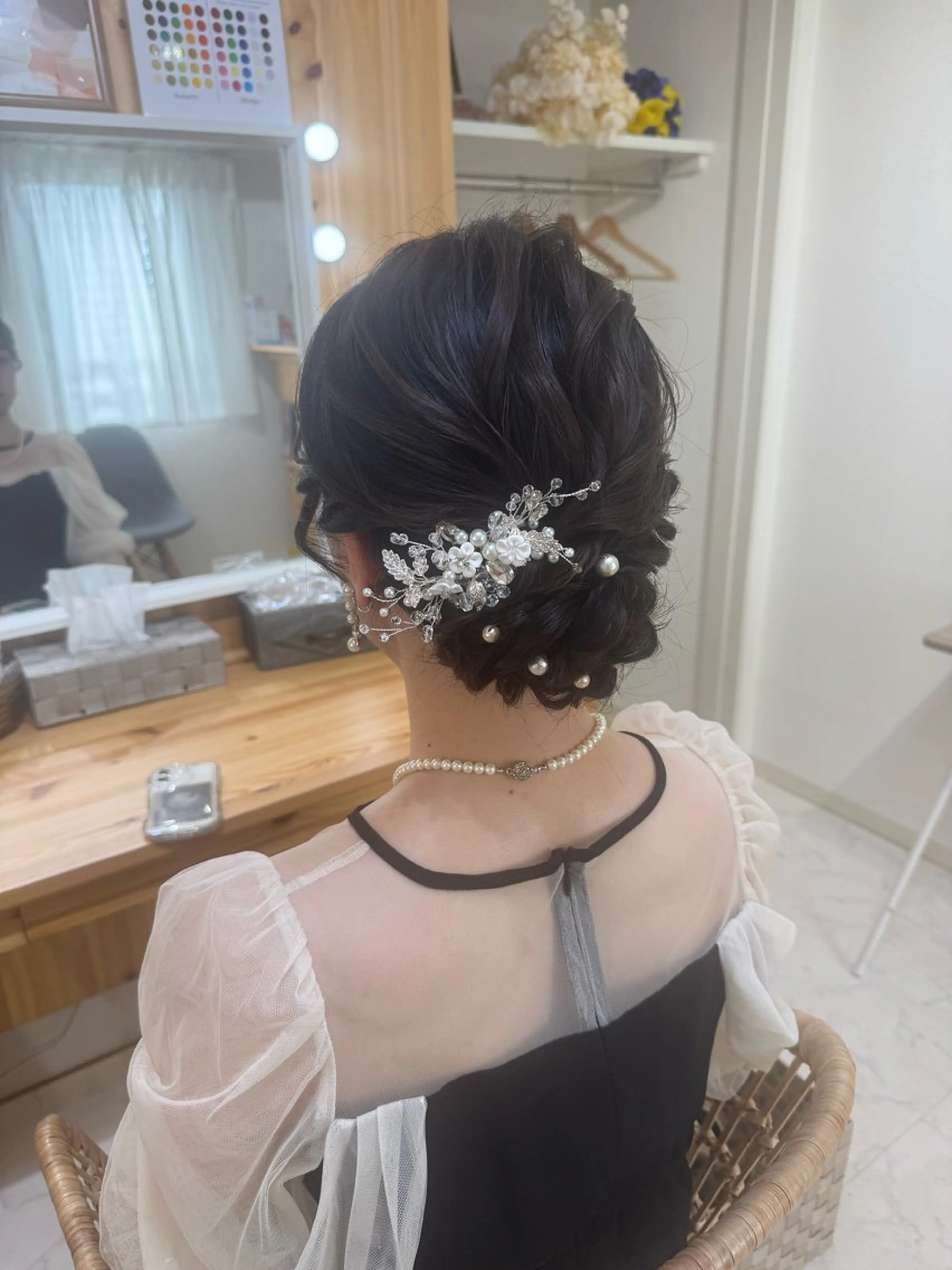 ヘアアレンジ ヘアセット 鷲見 望のヘアスタイル