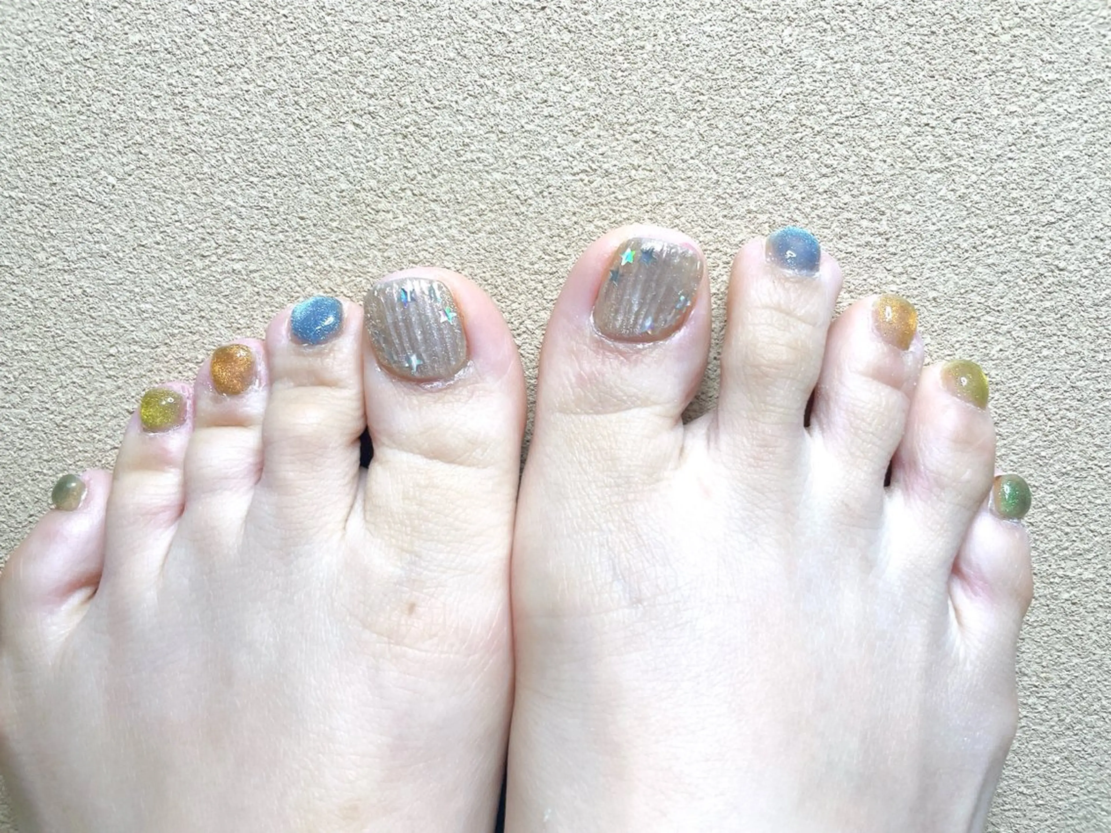 ネイル フットネイル マグネットネイル フットネイル cherish nailのネイルデザイン