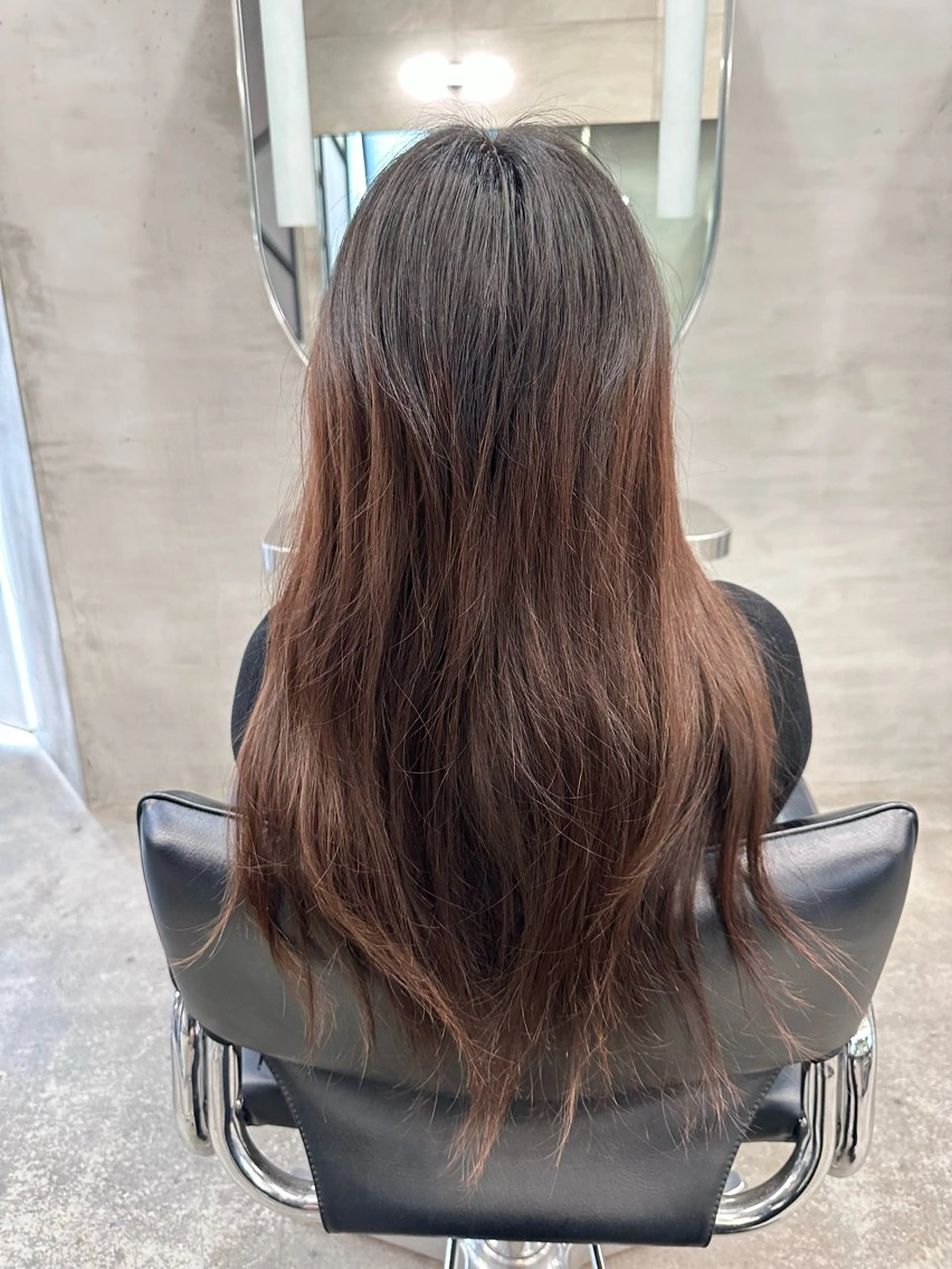 ロング カラー 髪質改善✨️ 美髪矯正🍵｜ヨコチのヘアスタイル