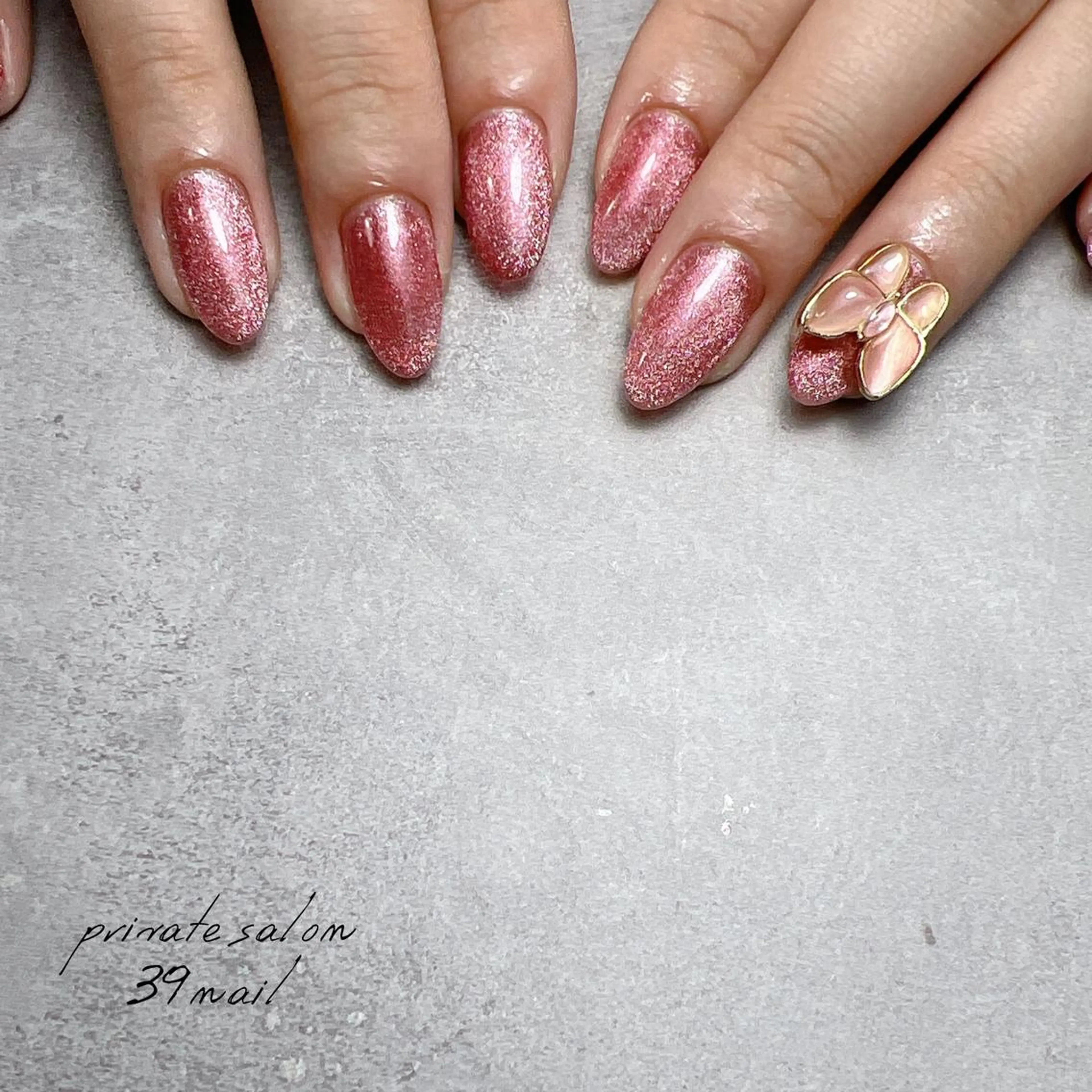 ミディアム ネイル ハンドネイル 京橋 【39nail】のネイルデザイン