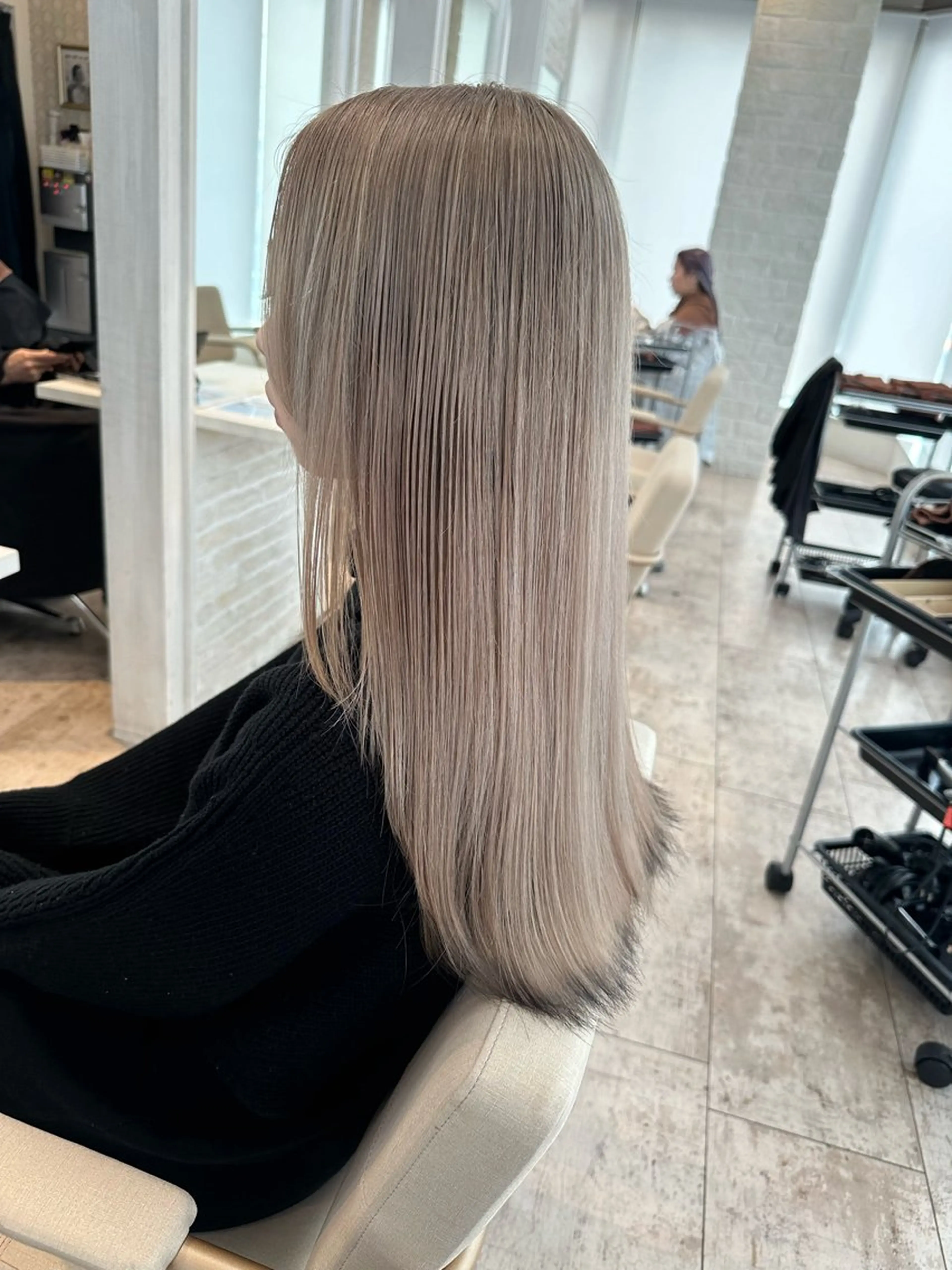 セミロング ヘアカラー トリートメント 河野 圭三のヘアスタイル