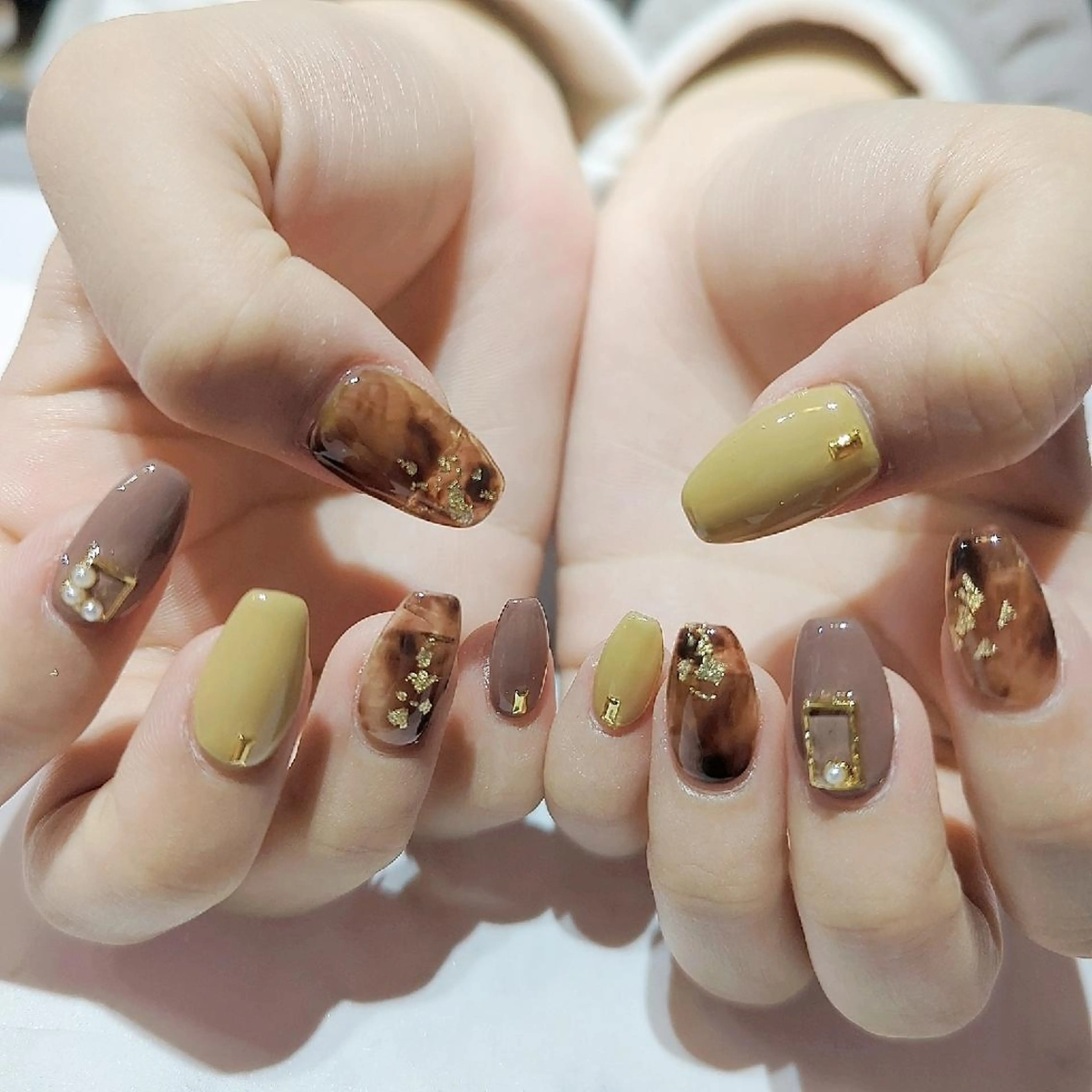 ネイル ハンドネイル あ きのネイルデザイン