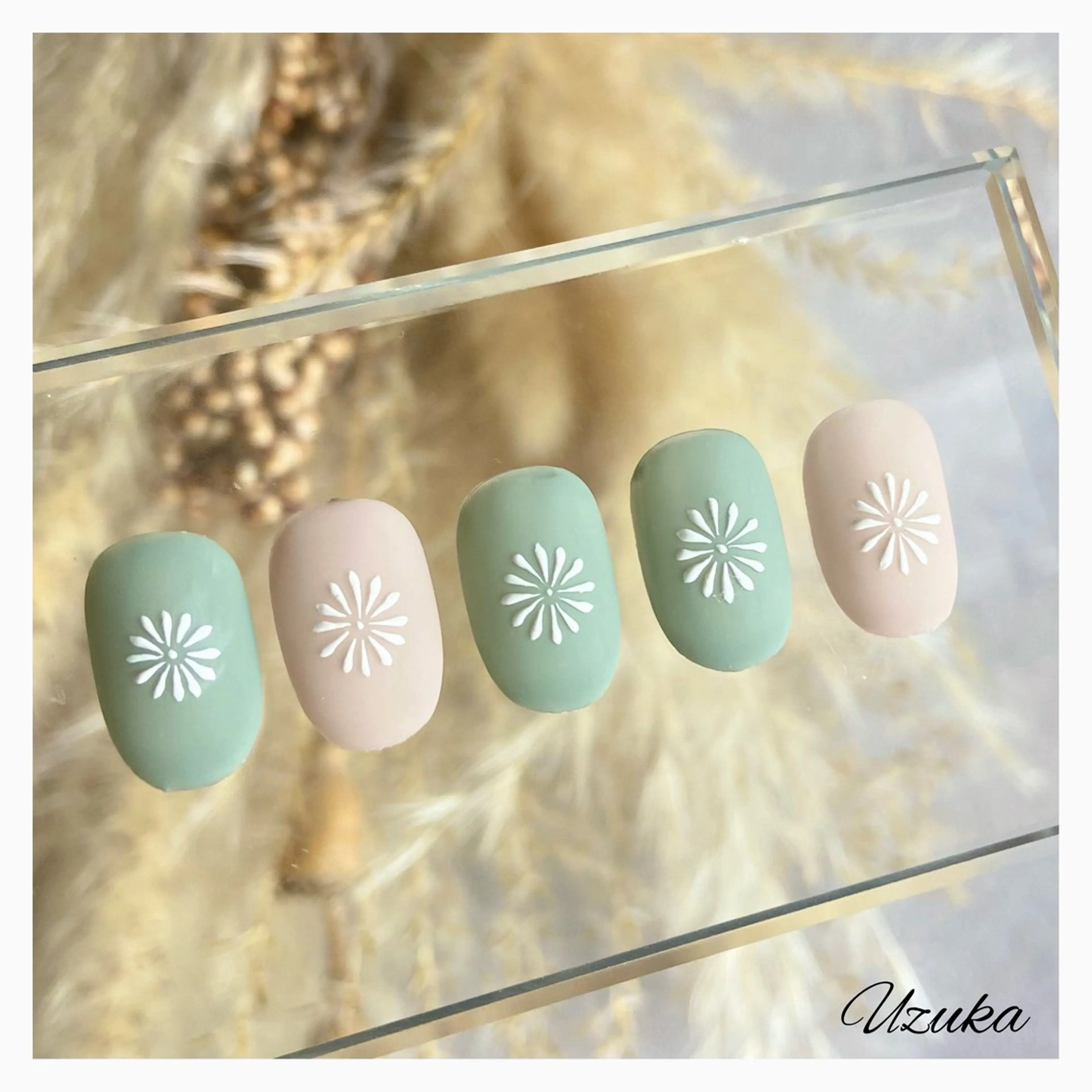 ネイル マットネイル シンプルネイル 【 enn 】 Uzuka Yukaのネイルデザイン