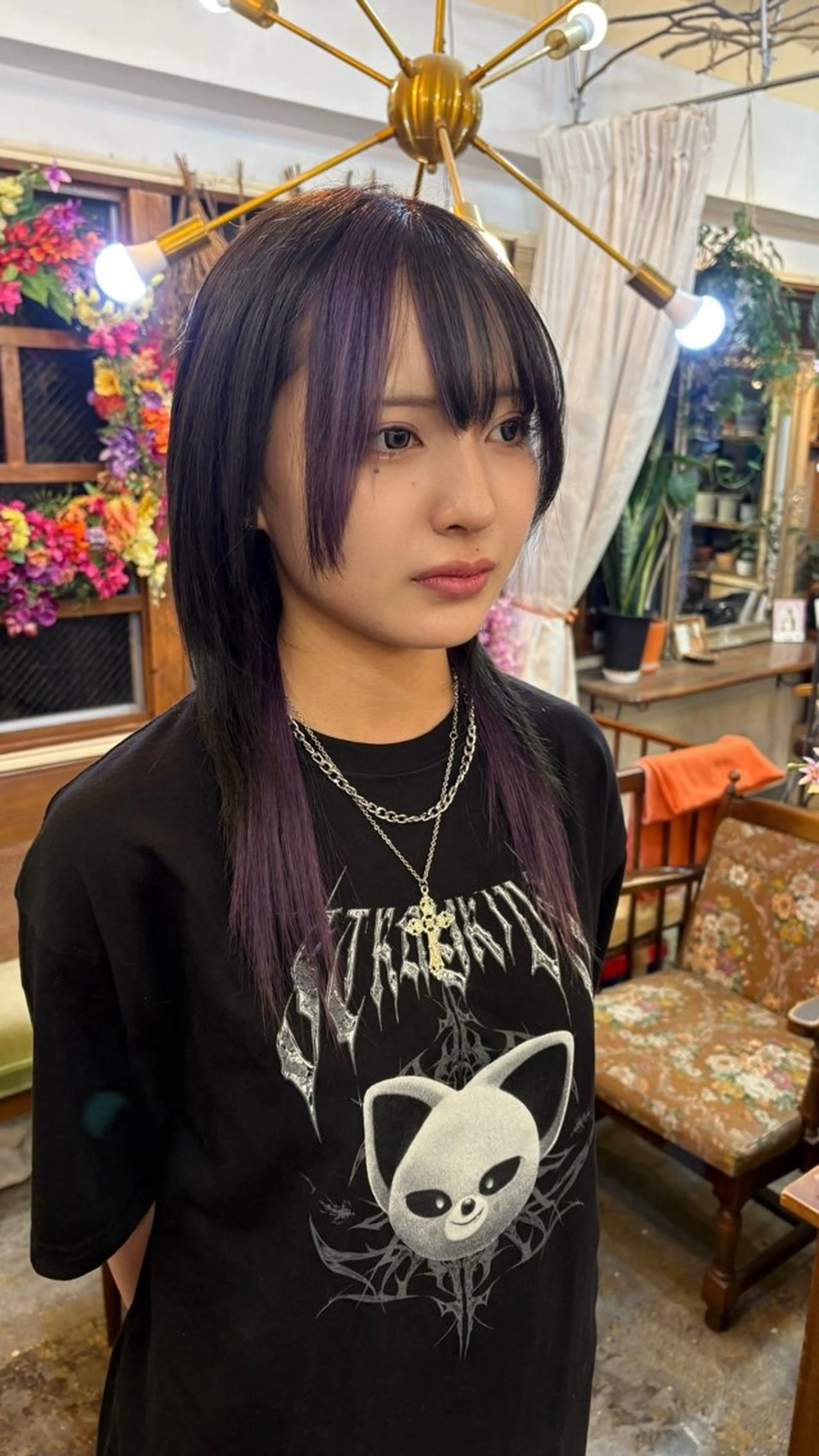 【色指定なし、ブリーチ込】デザインカラー¥11,000の写真