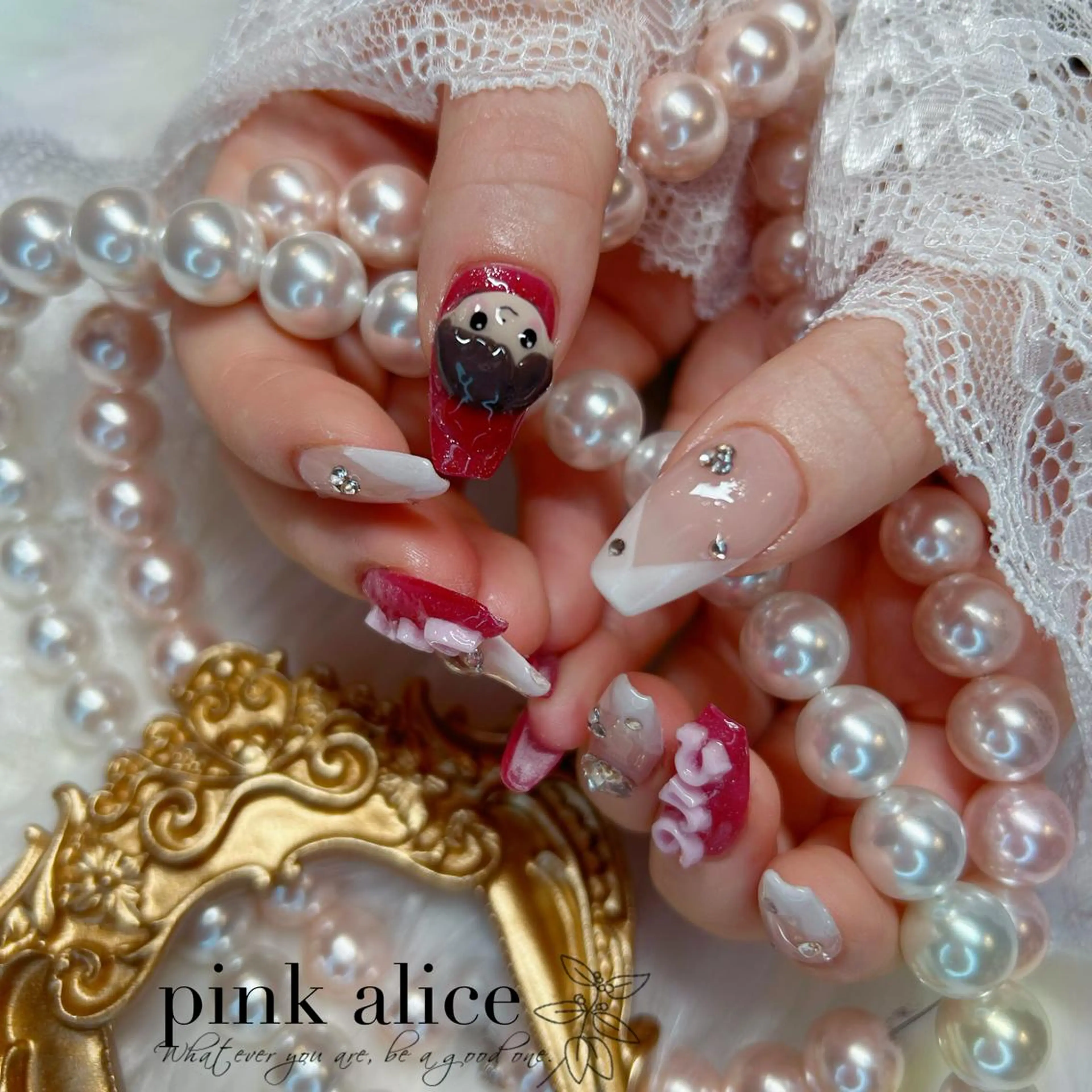 ネイル nail salon Pink Aliceのネイルデザイン