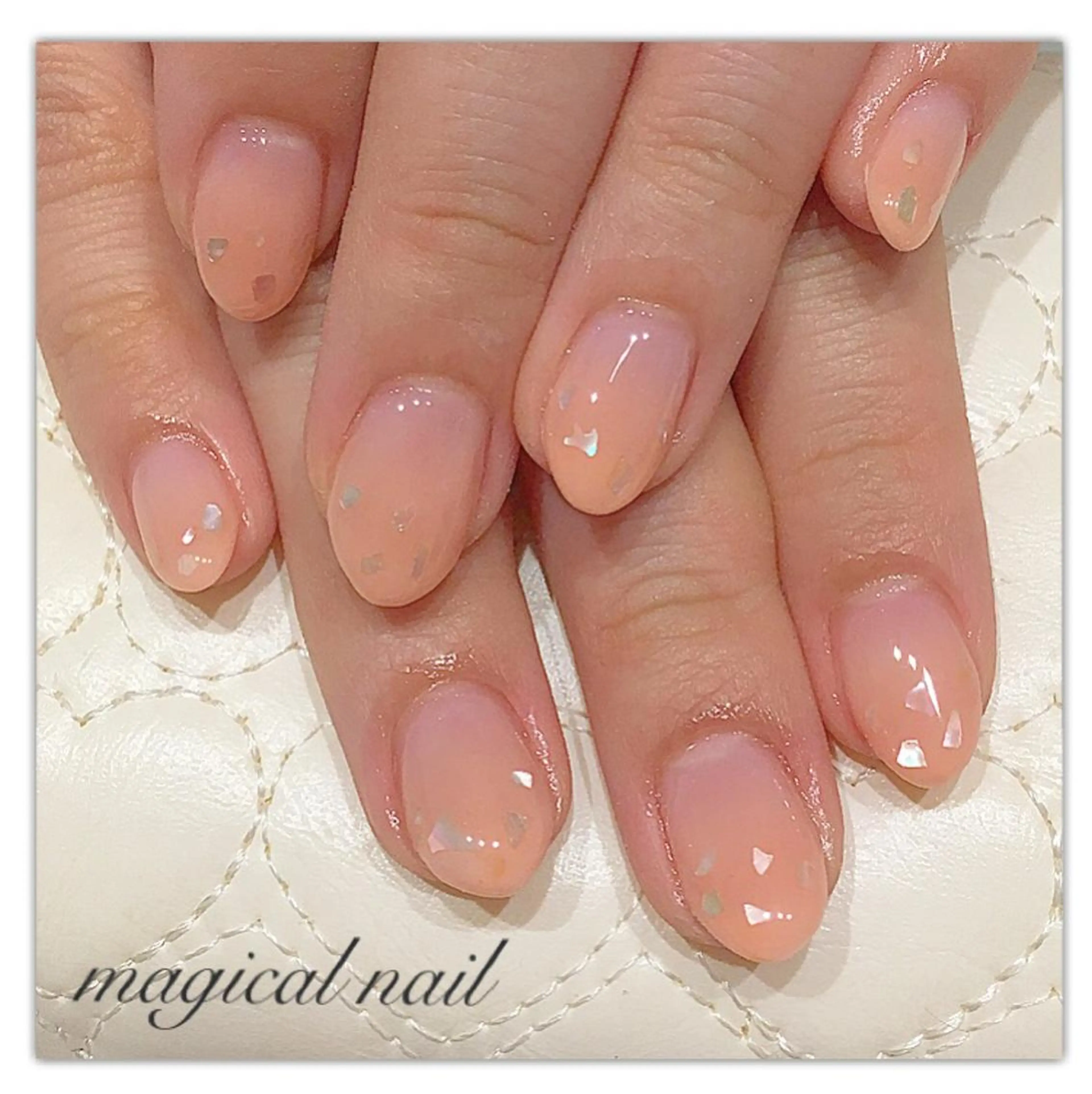 ネイル グラデーション オフィスネイル ハンドネイル magical nailのネイルデザイン