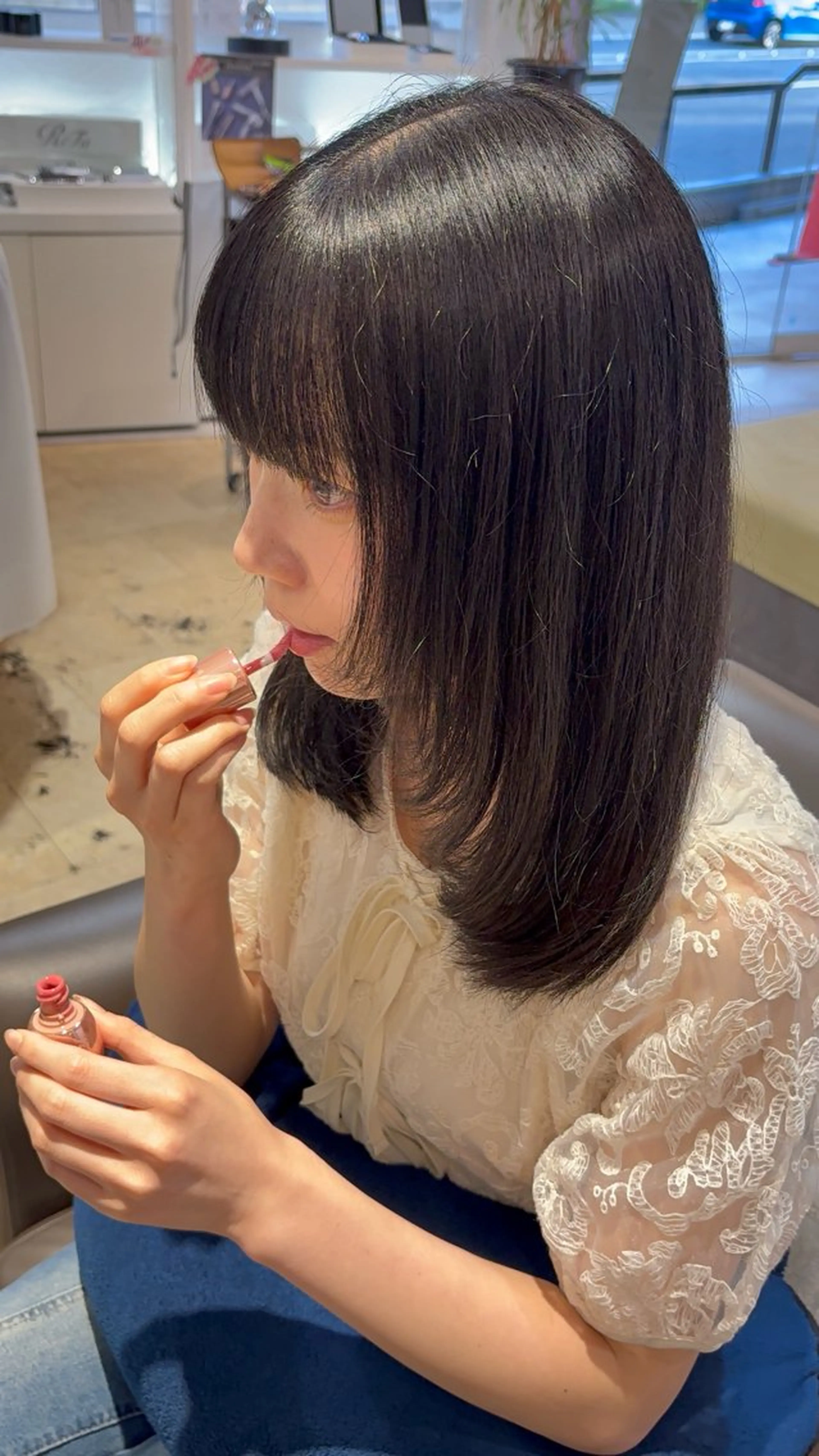 セミロング あいり 福岡美容師のヘアスタイル