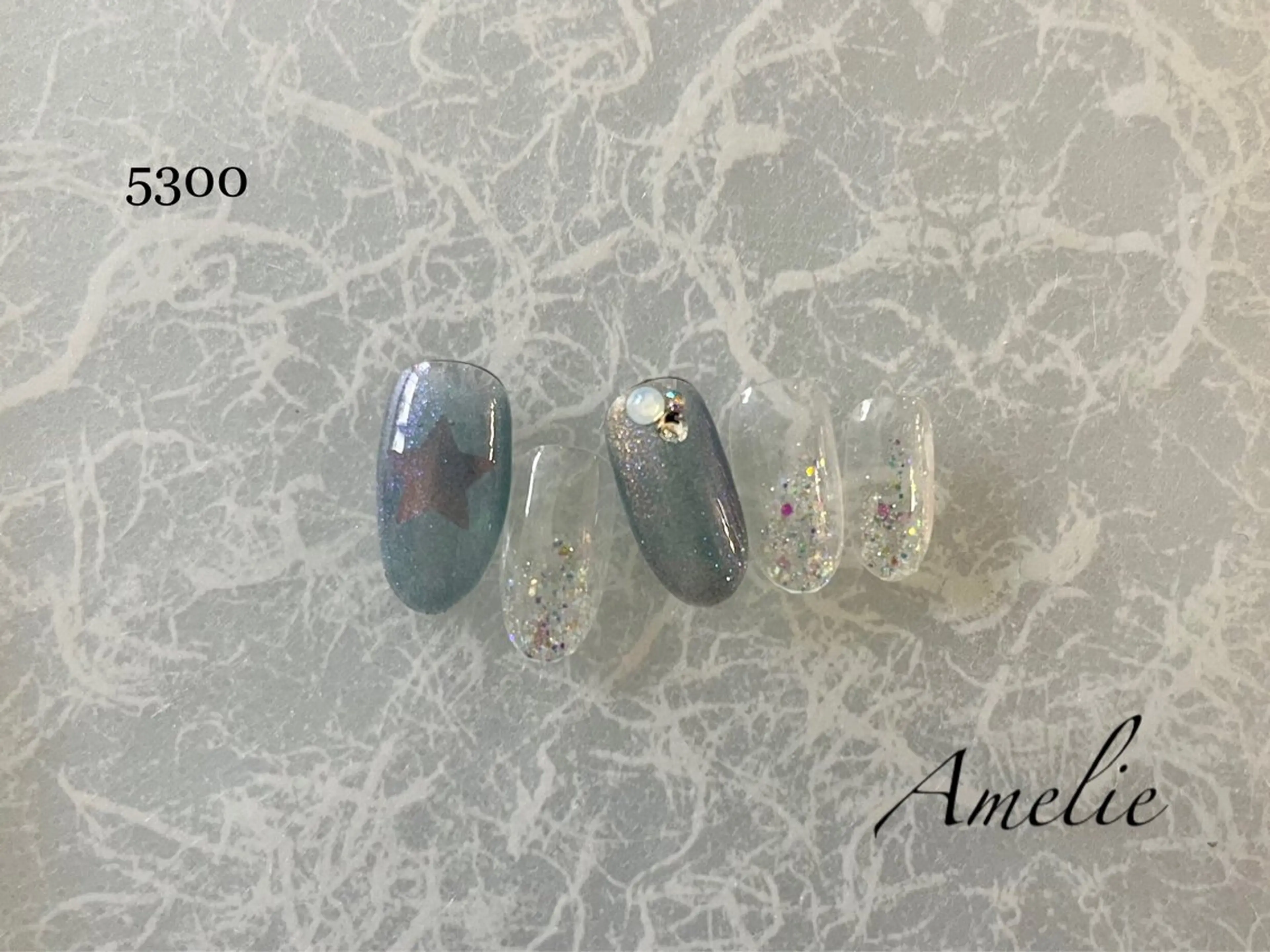 ネイル ハンドネイル いちじゅう あおいのネイルデザイン