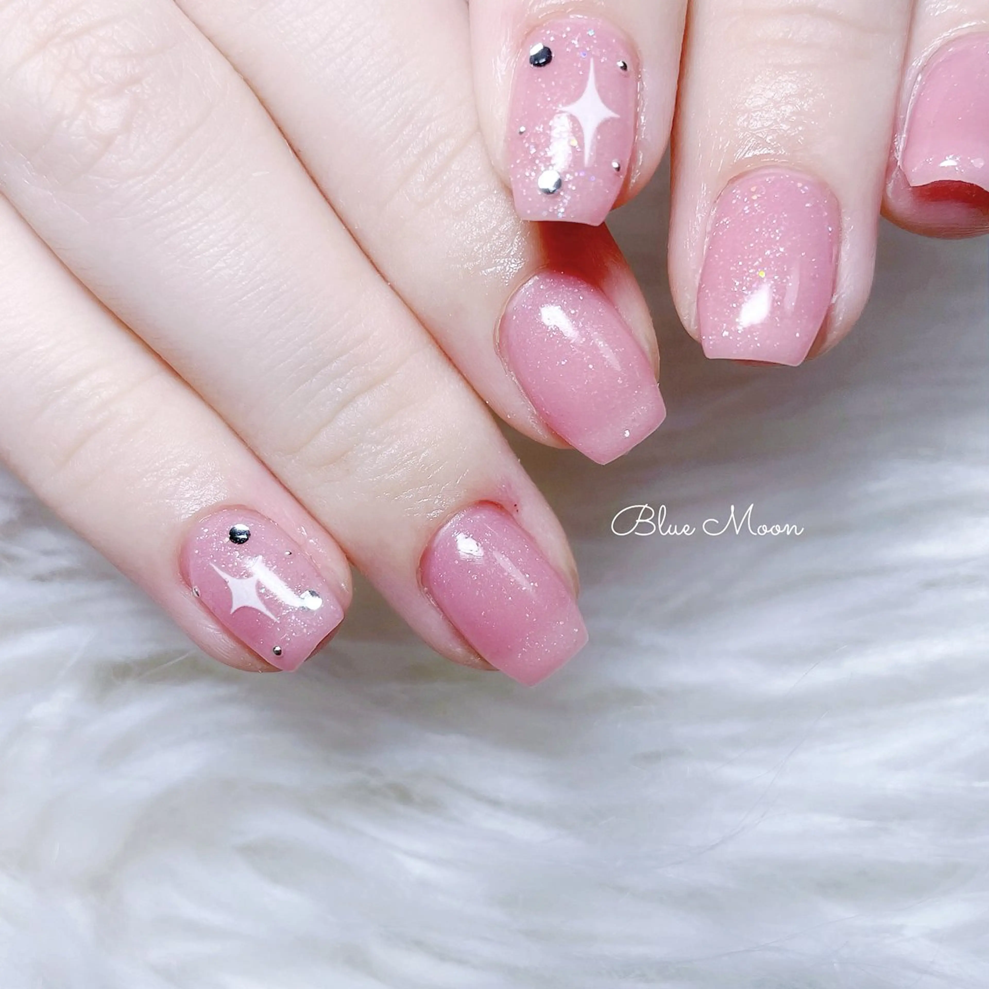 ネイル ハンドネイル フットネイル nail salon Blue Moonのネイルデザイン