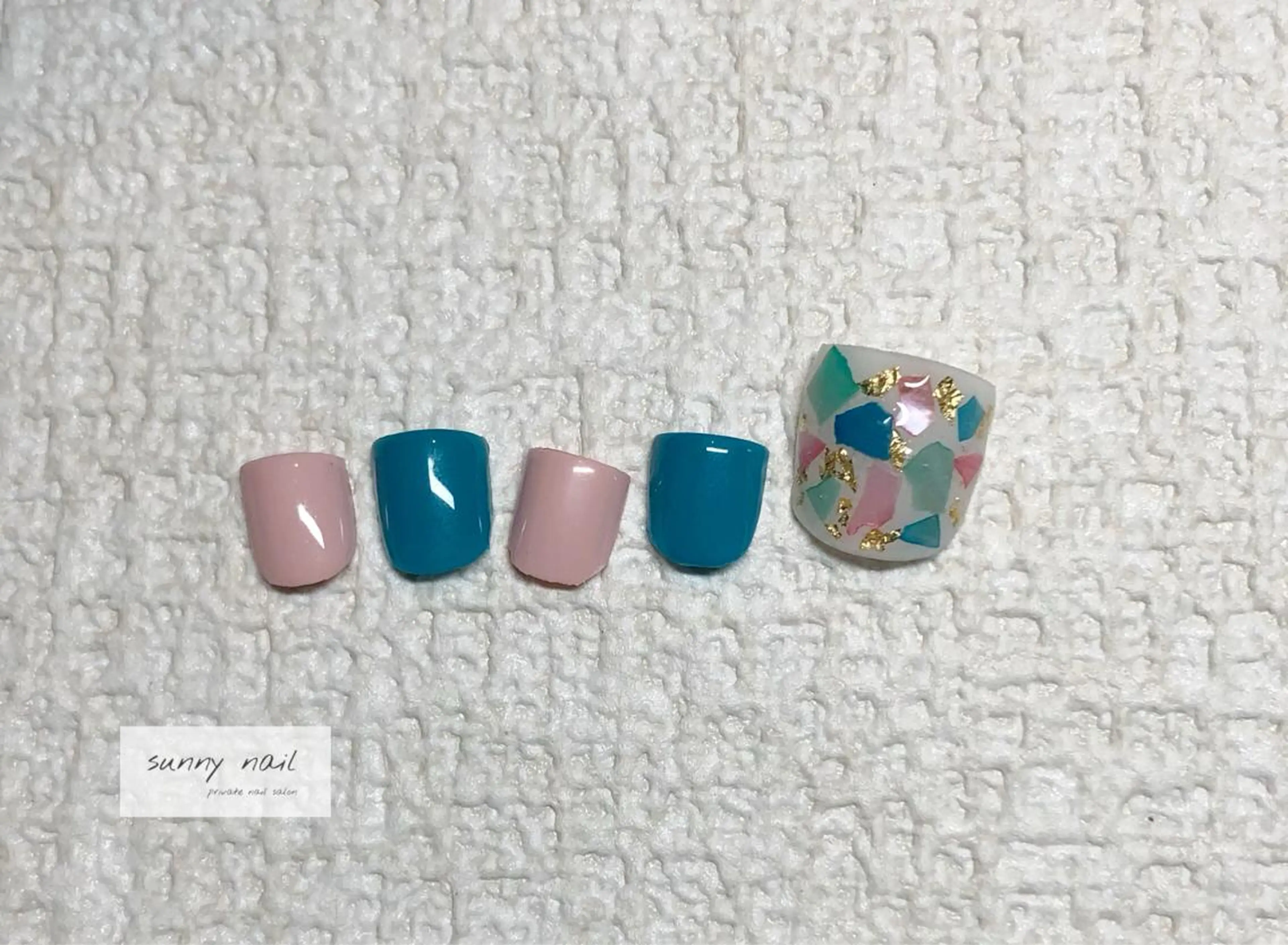 ネイル アートネイル フットネイル ジェルネイル ニュアンスネイル パラジェル sunny nailのネイルデザイン