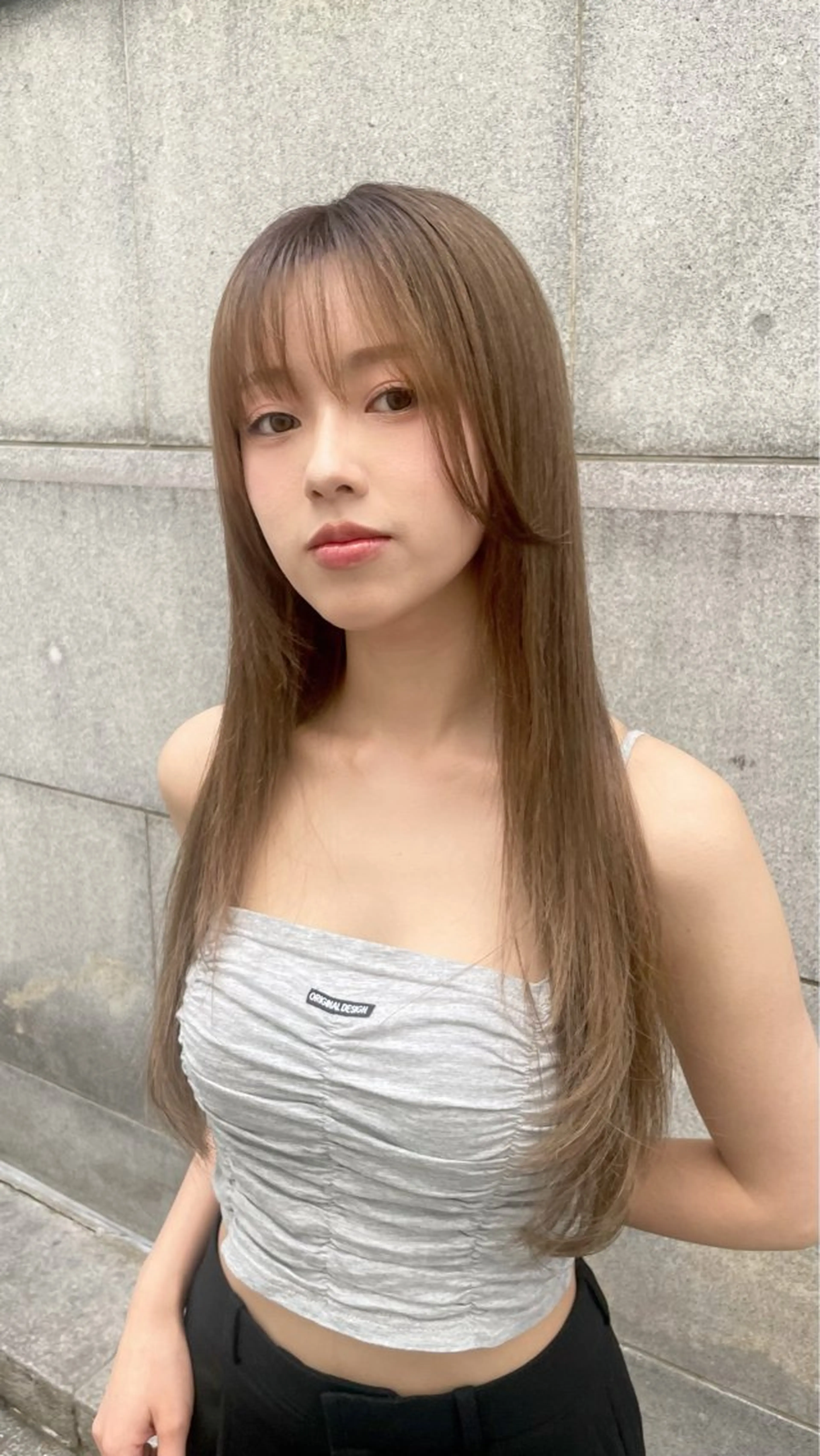 ロング 美髪縮毛矯正🤍 髪質改善/Shinaのヘアスタイル
