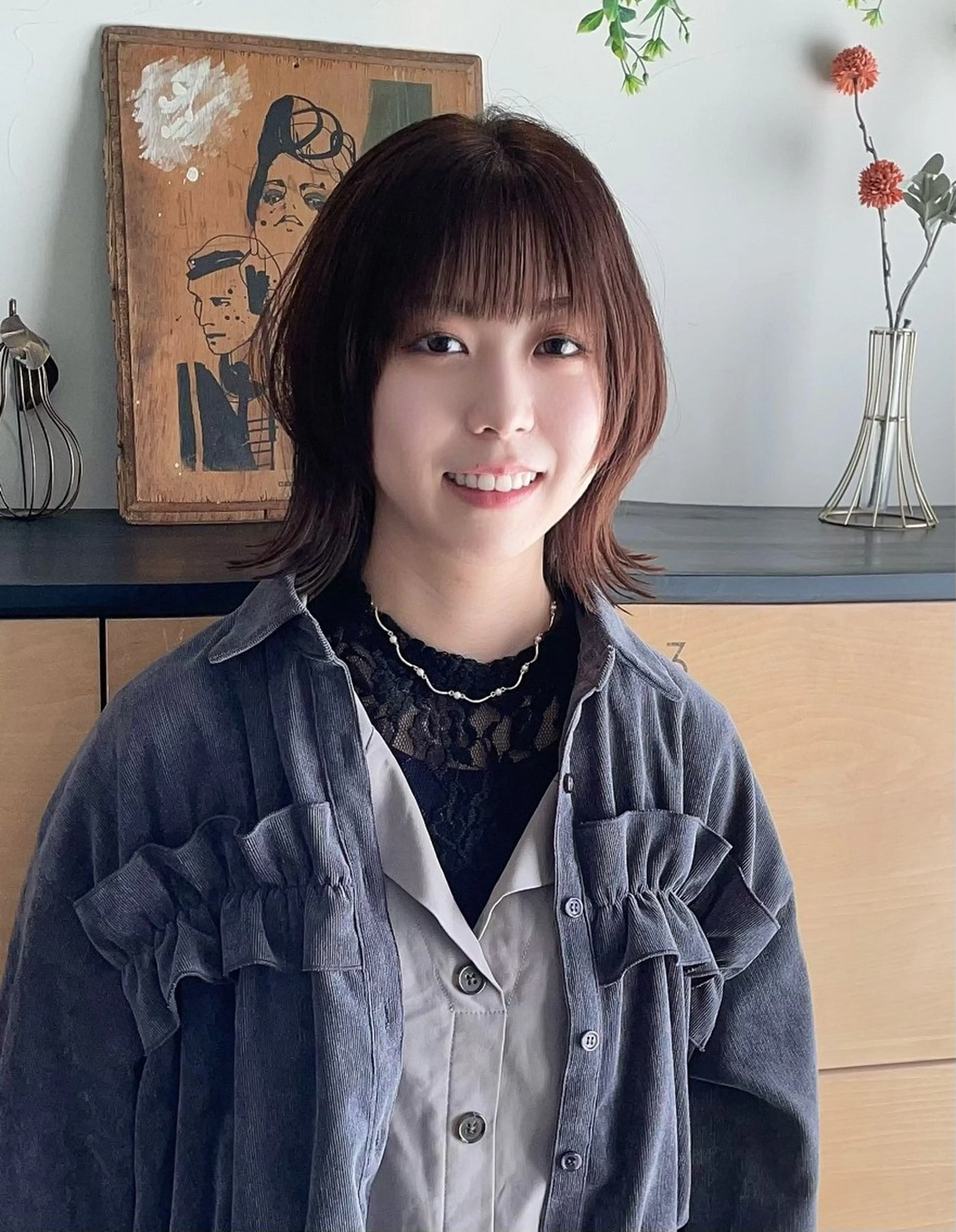 ミディアム カラー モテるブラウンカラー の達人Tomoyaのヘアスタイル