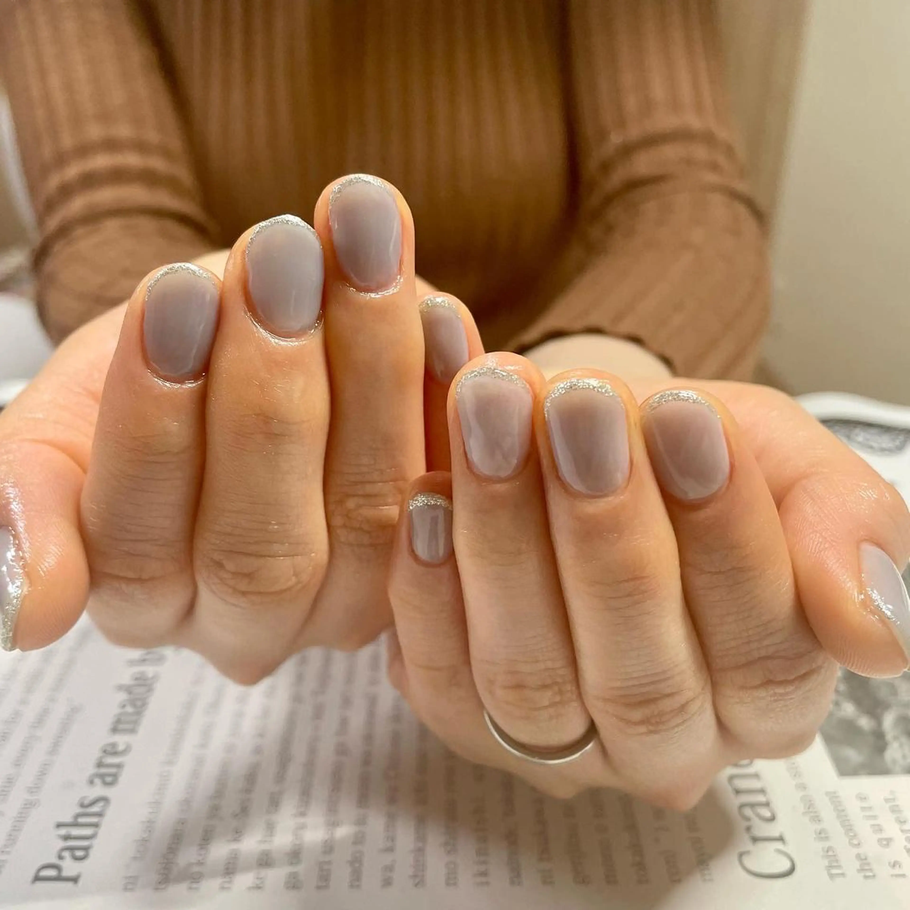 ネイル ワンカラーネイル 奥園 良恵のネイルデザイン