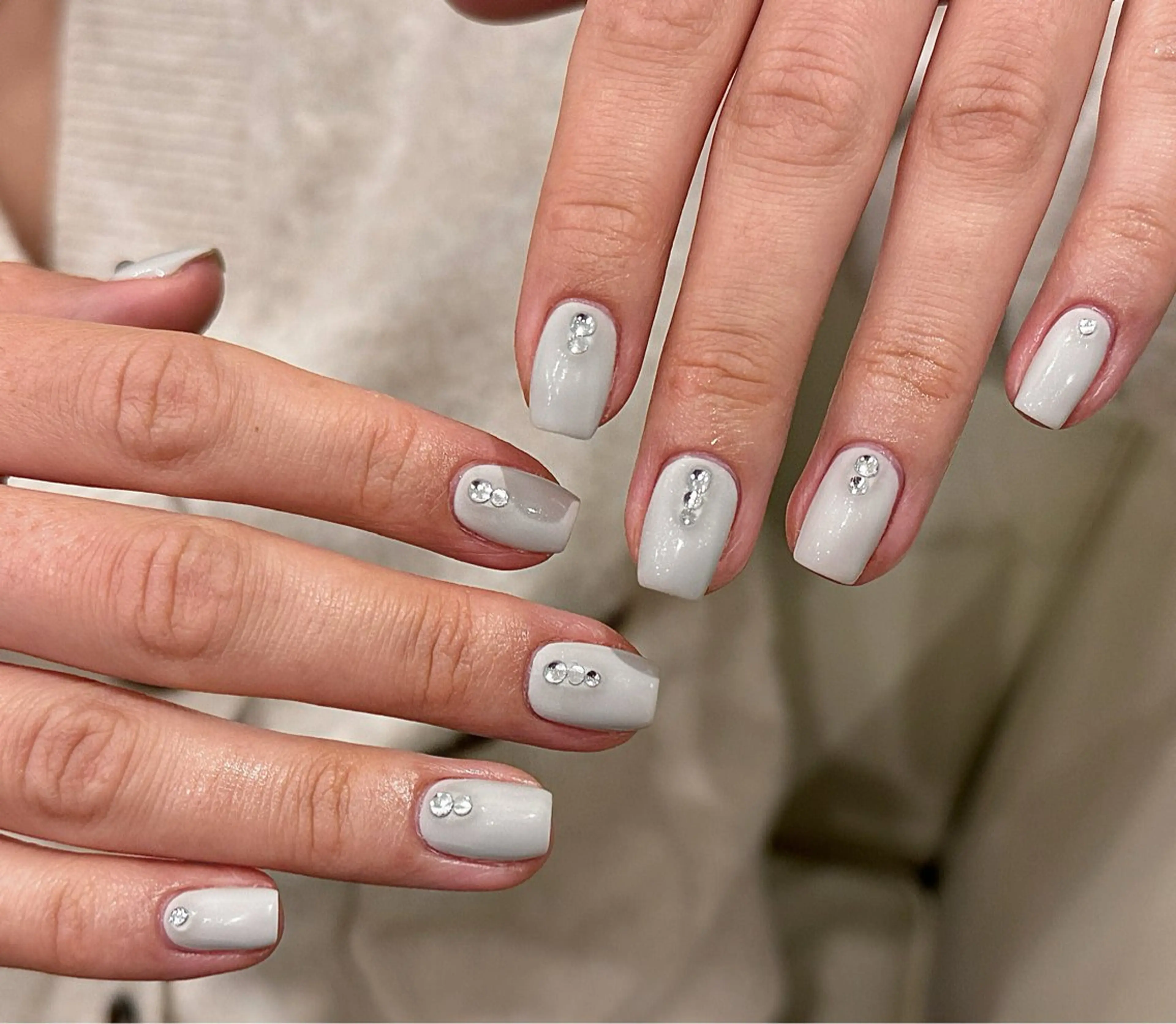 ネイル カジュアル 卒業式 ハート オフィスネイル ピンク H&Bsalon カイのネイルデザイン