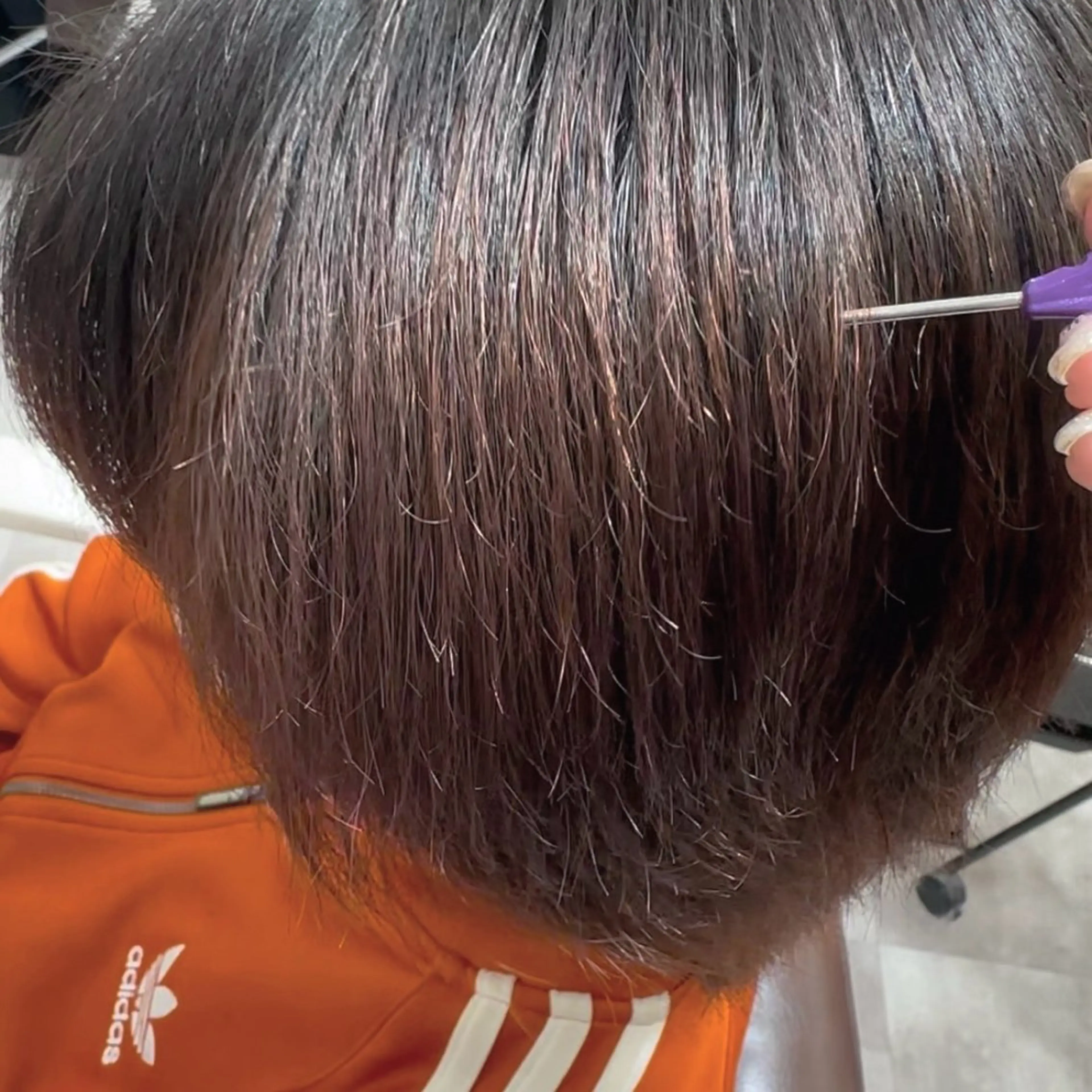 【サラサラにしたい方🙋】メンズパーマ落とし＋メンズカット✨️の写真