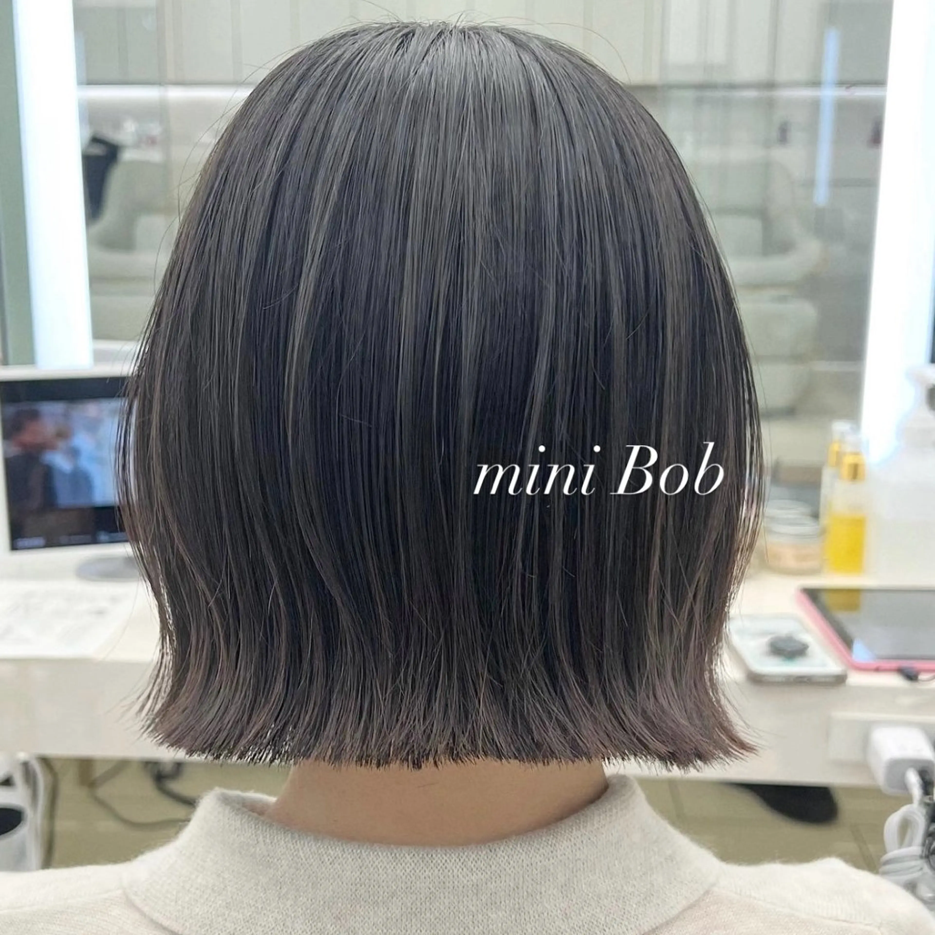 ショート カラー ボブ トリートメント COA GINZA所属・ボブ/前髪/顔周り COAGINZAコモのヘアスタイル