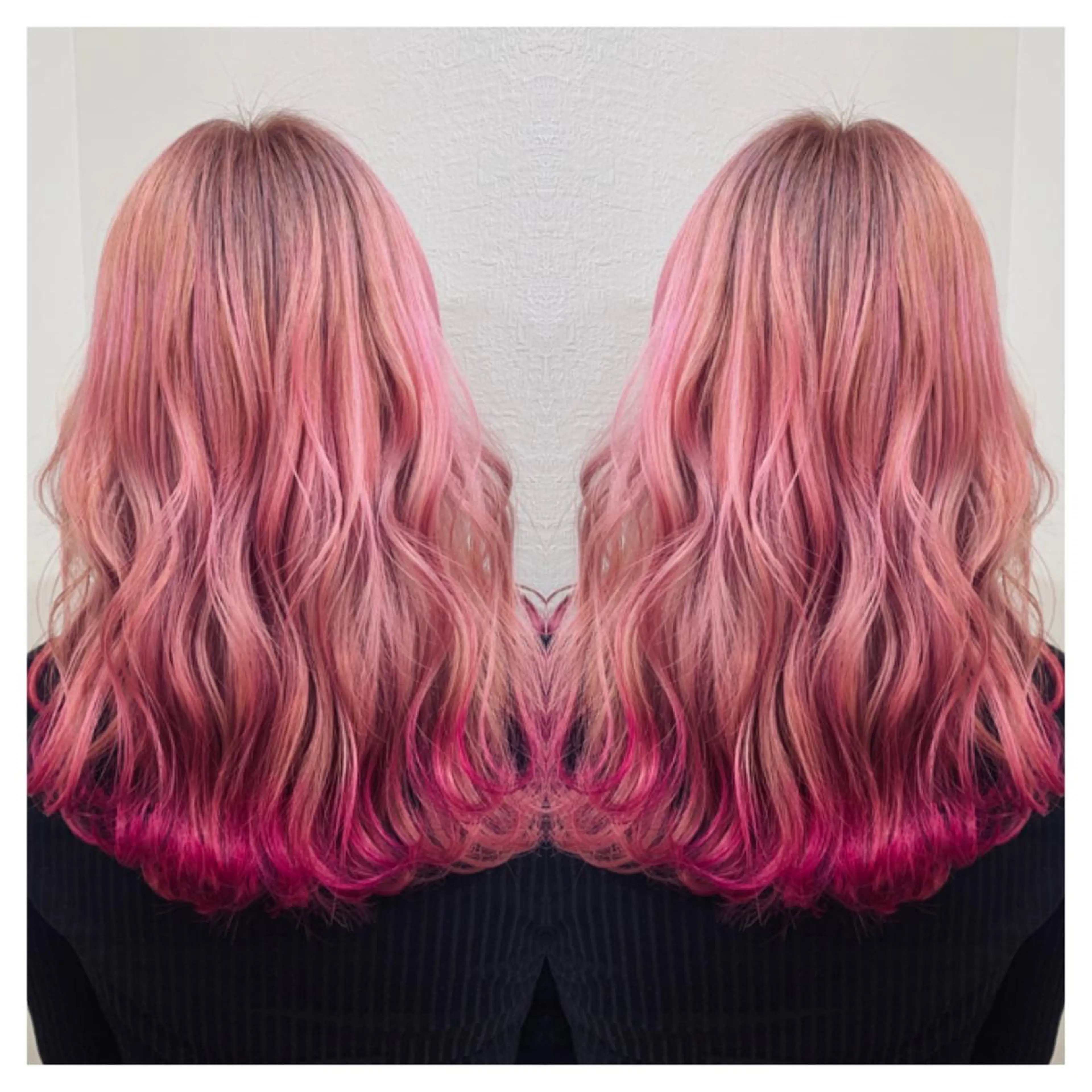 セミロング カラー ヘアカラー トリートメント 村山 茉衣のヘアスタイル