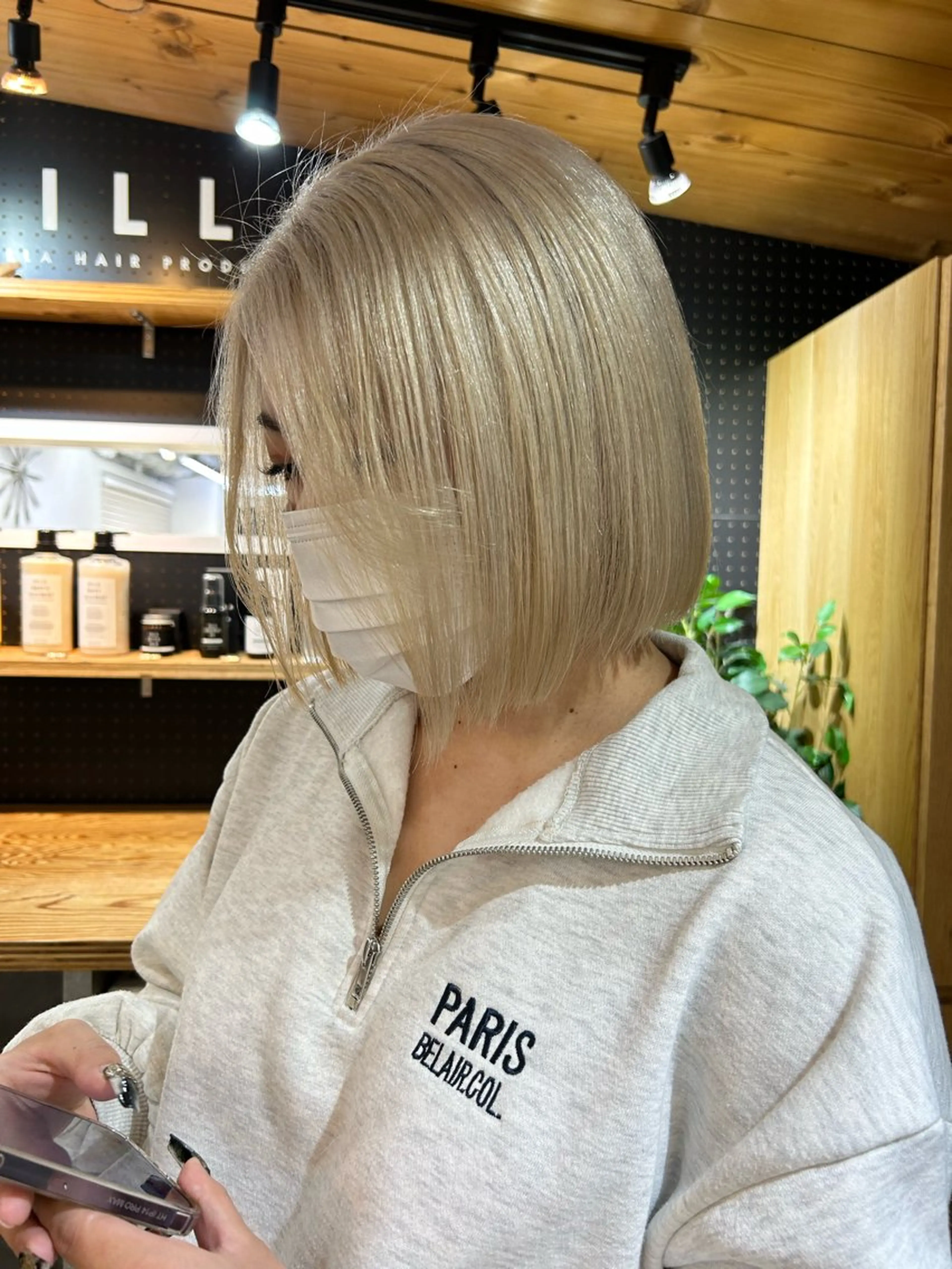 ショート カラー メンズ ブロンド ホワイトブロンド カット ヘアカラー トリートメント 🧸艶々韓国ヘア 🧁mizunaのヘアスタイル