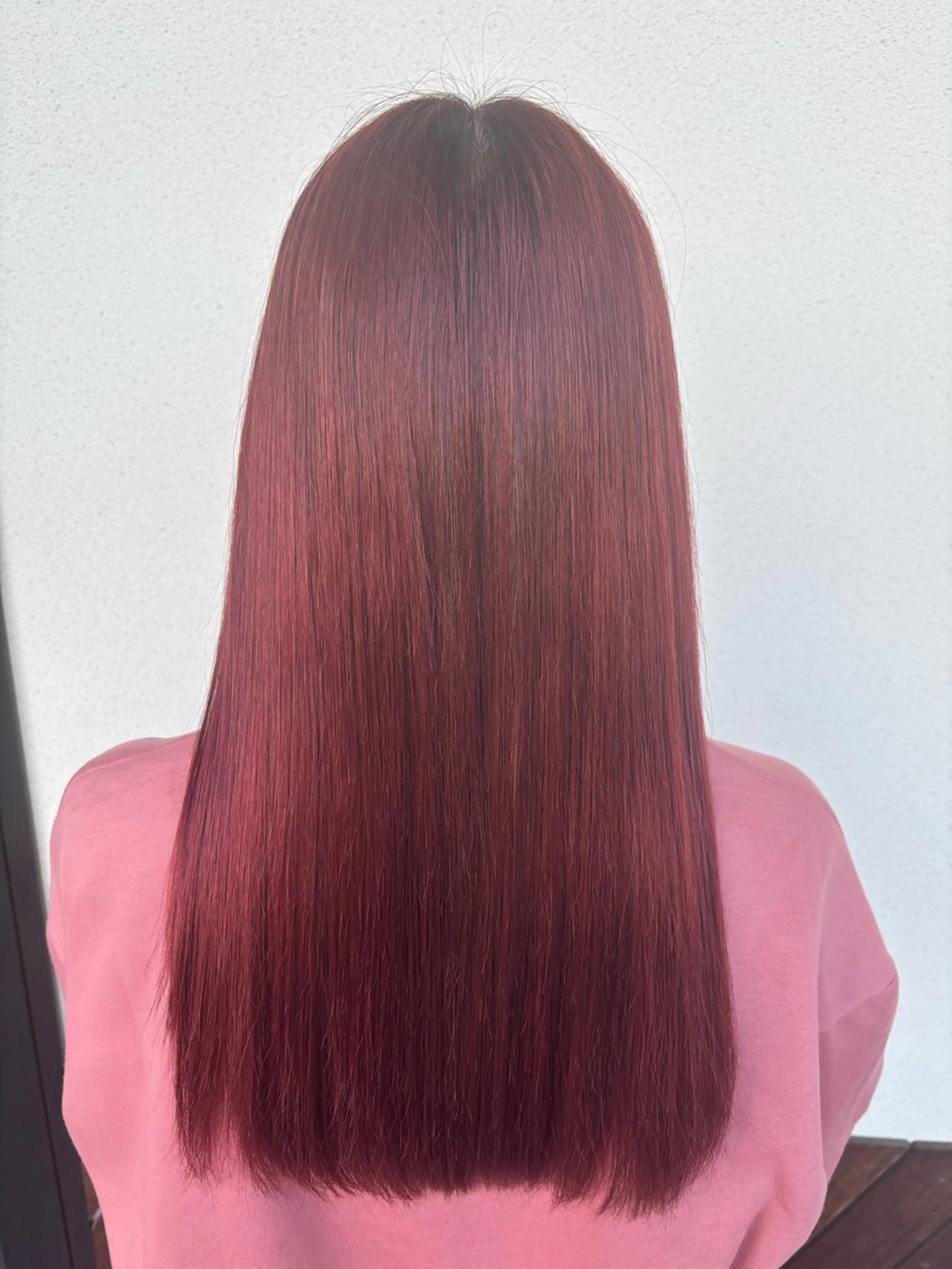 ロング カラー ルプラボウ あいか 韓国ヘア/艶髪のヘアスタイル