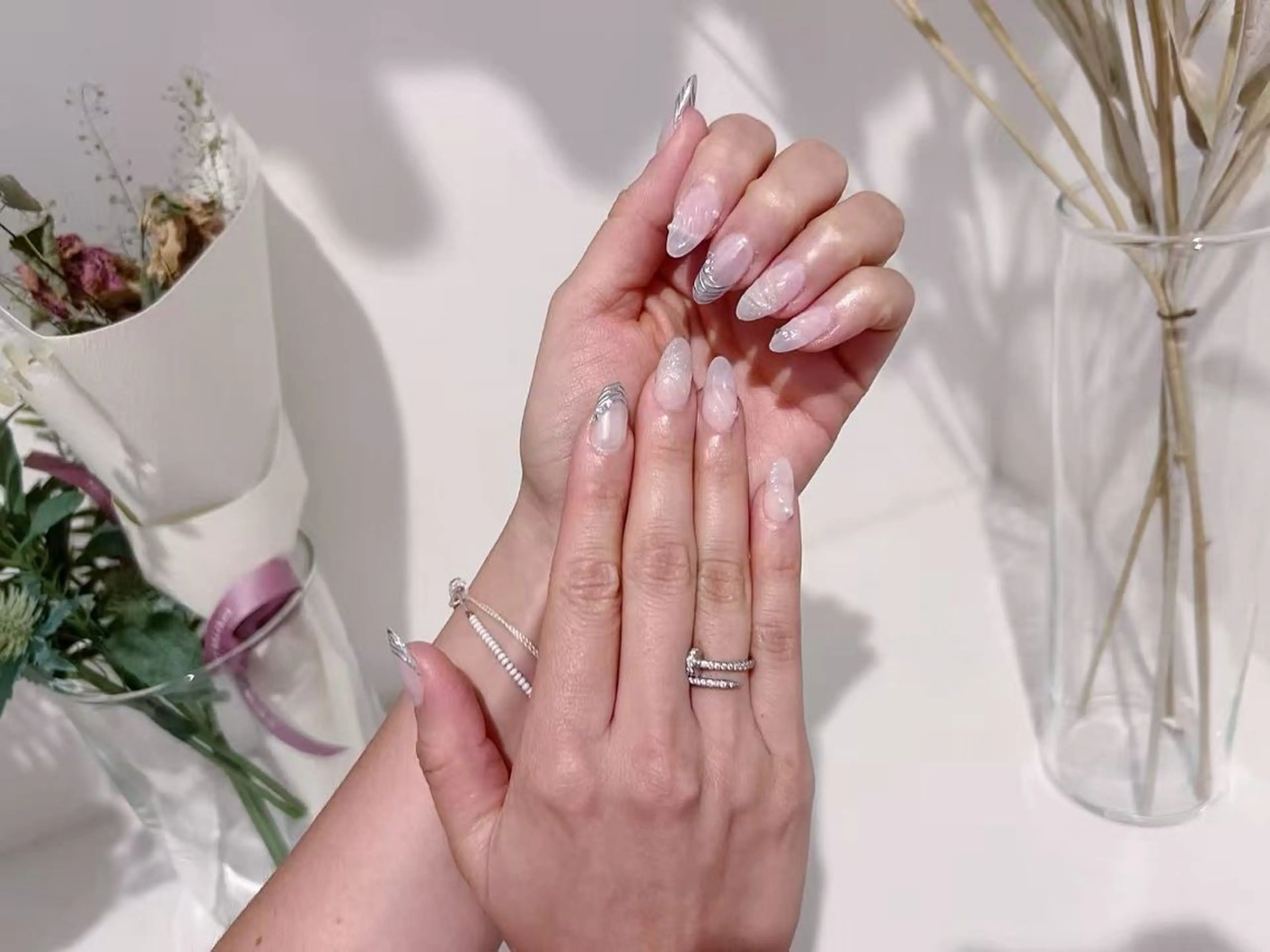 ナチュラル長さ出し+3D+ニュアンスの写真