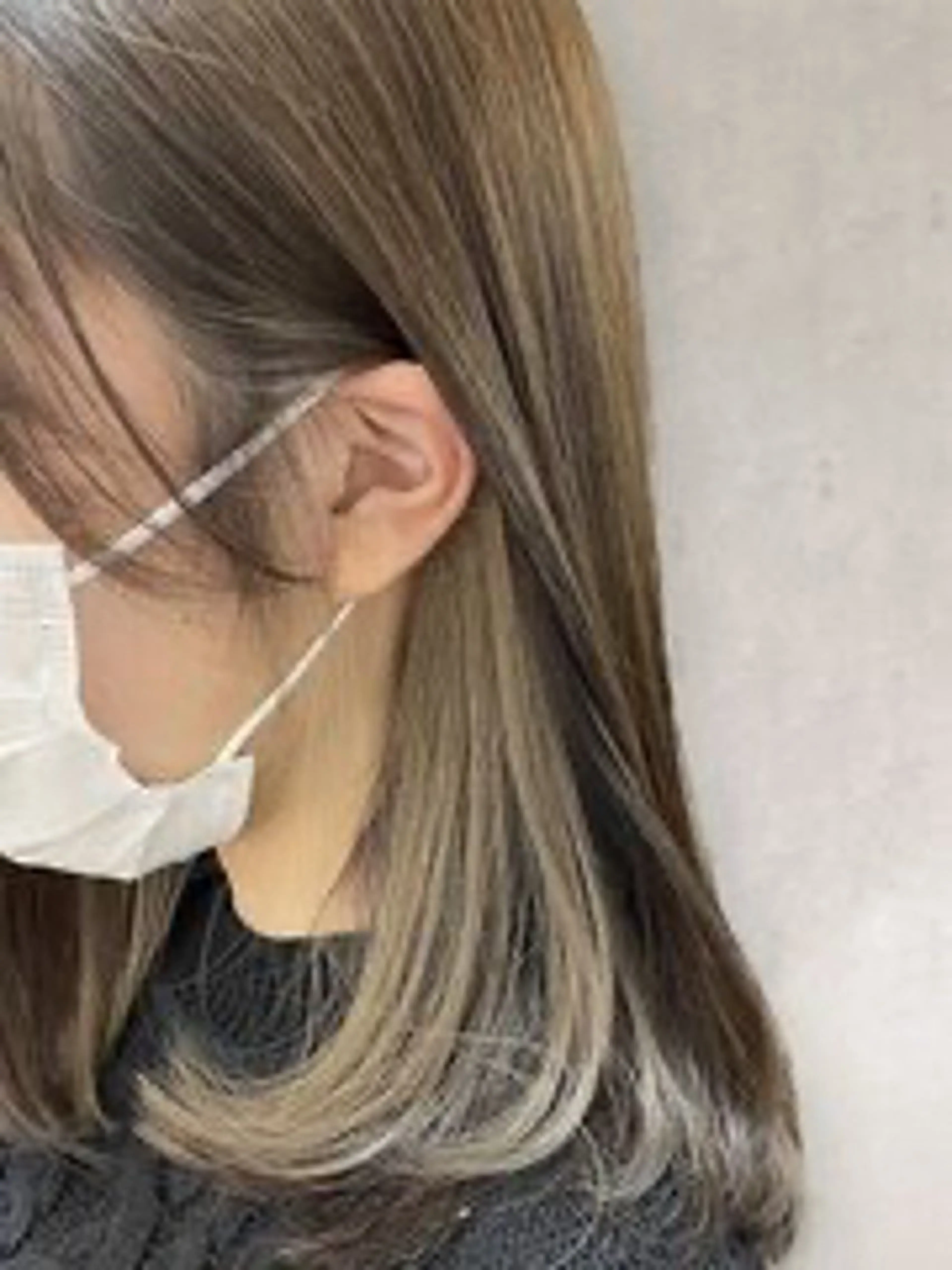 セミロング カラー ✨髪質改善カラー✨ 赤味除去カラー／理久のヘアスタイル