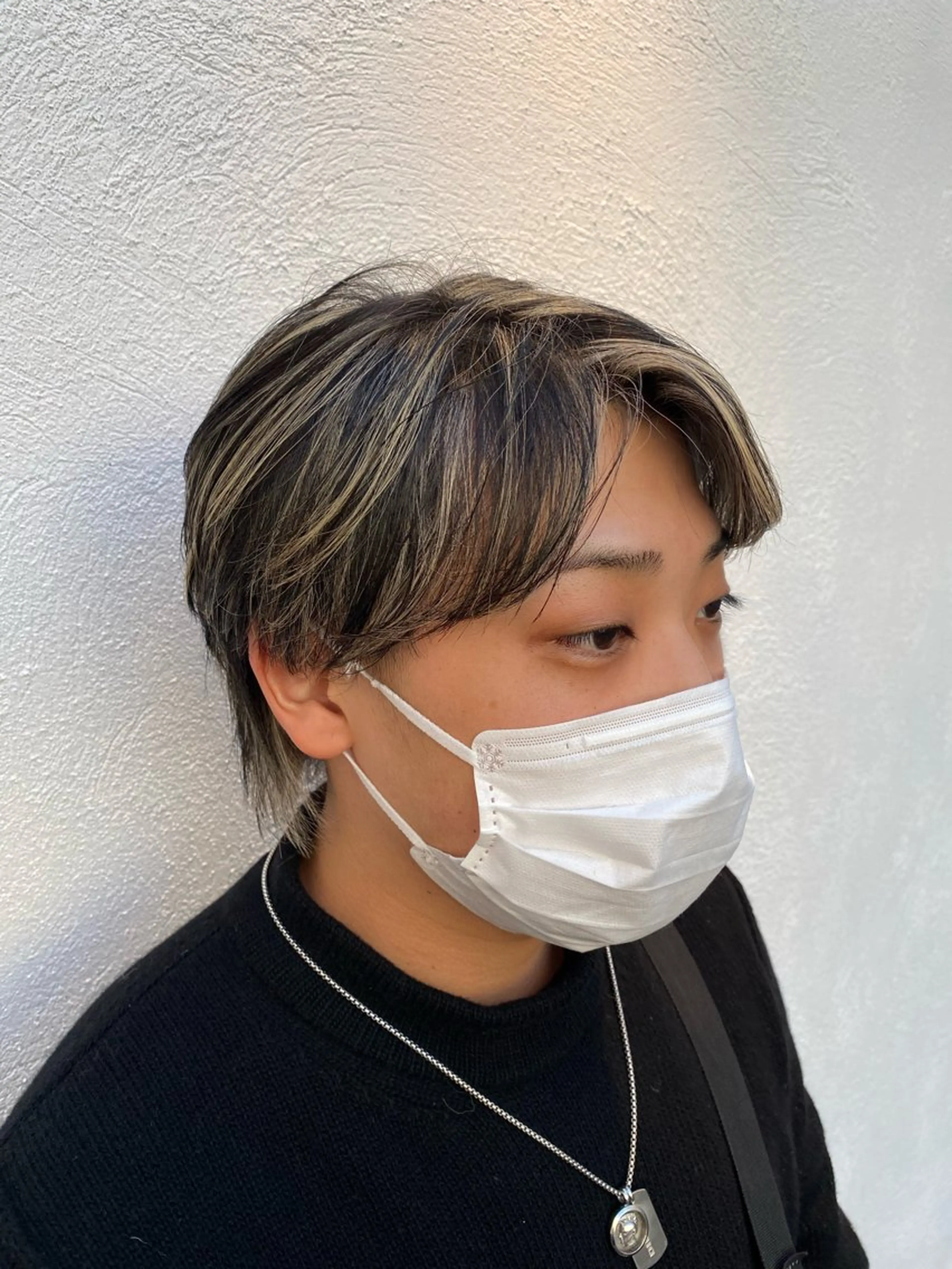 ショート カラー パーマ ヘアアレンジ メンズ キッズ HairSignature所属・ブリーチ指名神戸 No.1美容師RENのヘアスタイル