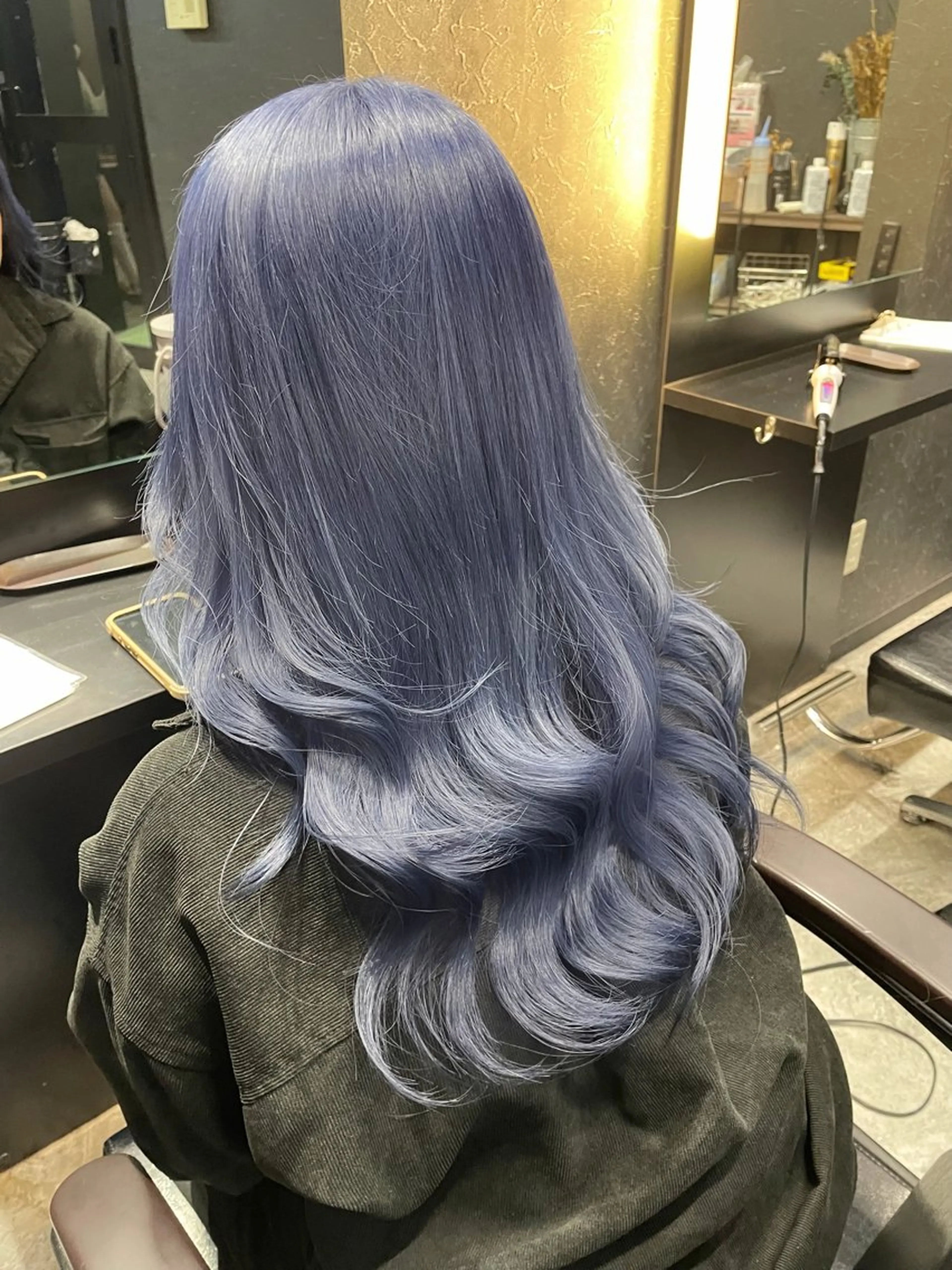 ロング ヘアカラー トリートメント ハイトーン🫧/エク HANSON🌙のヘアスタイル