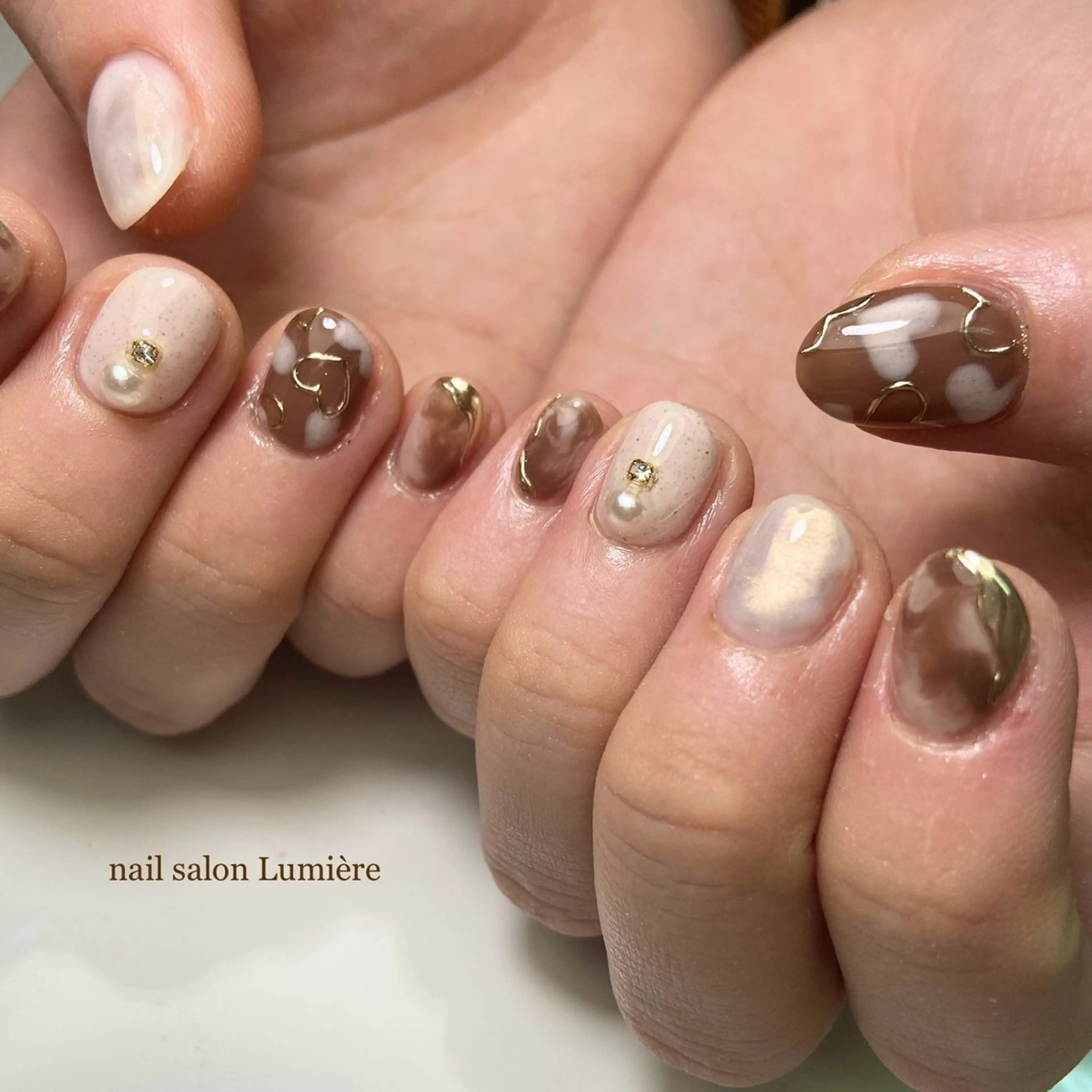 ネイル ハンドネイル nail salon Lumièreのネイルデザイン