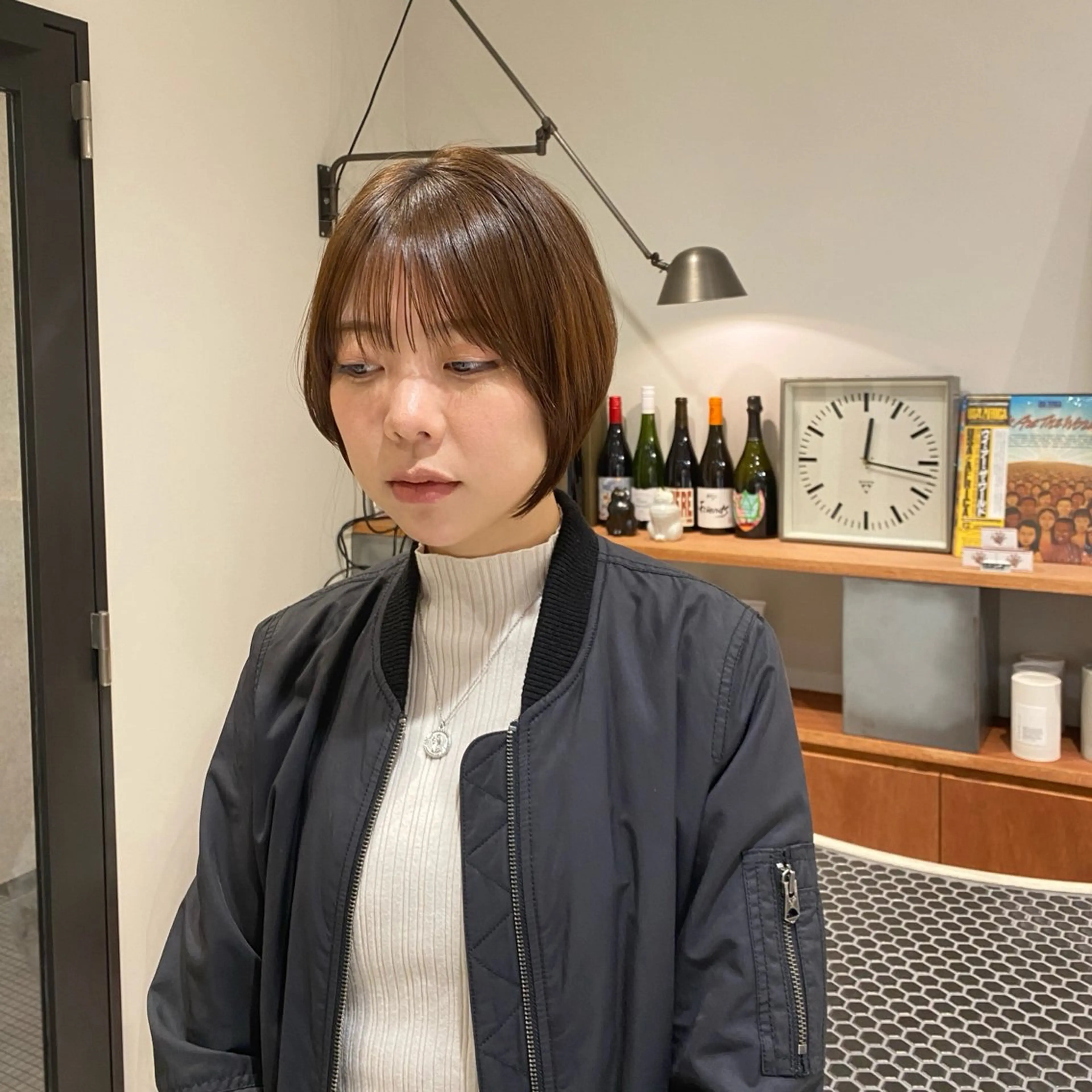 ☔️前髪カット+【 前髪 】酸性縮毛矯正+COTAトリートメントの写真