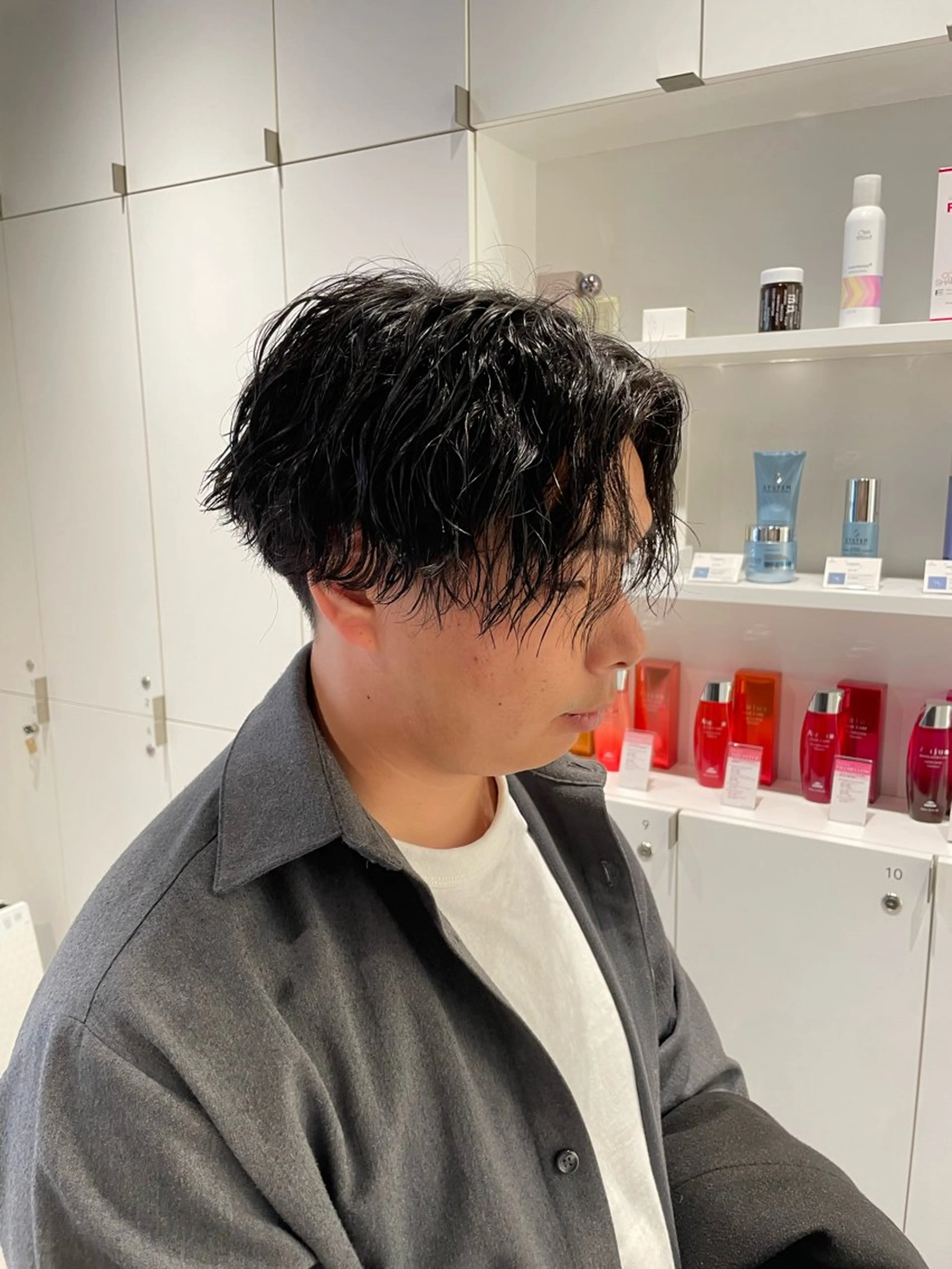 パーマ メンズ 無料ショートモデル 募集中❗️秋山ひらいのヘアスタイル