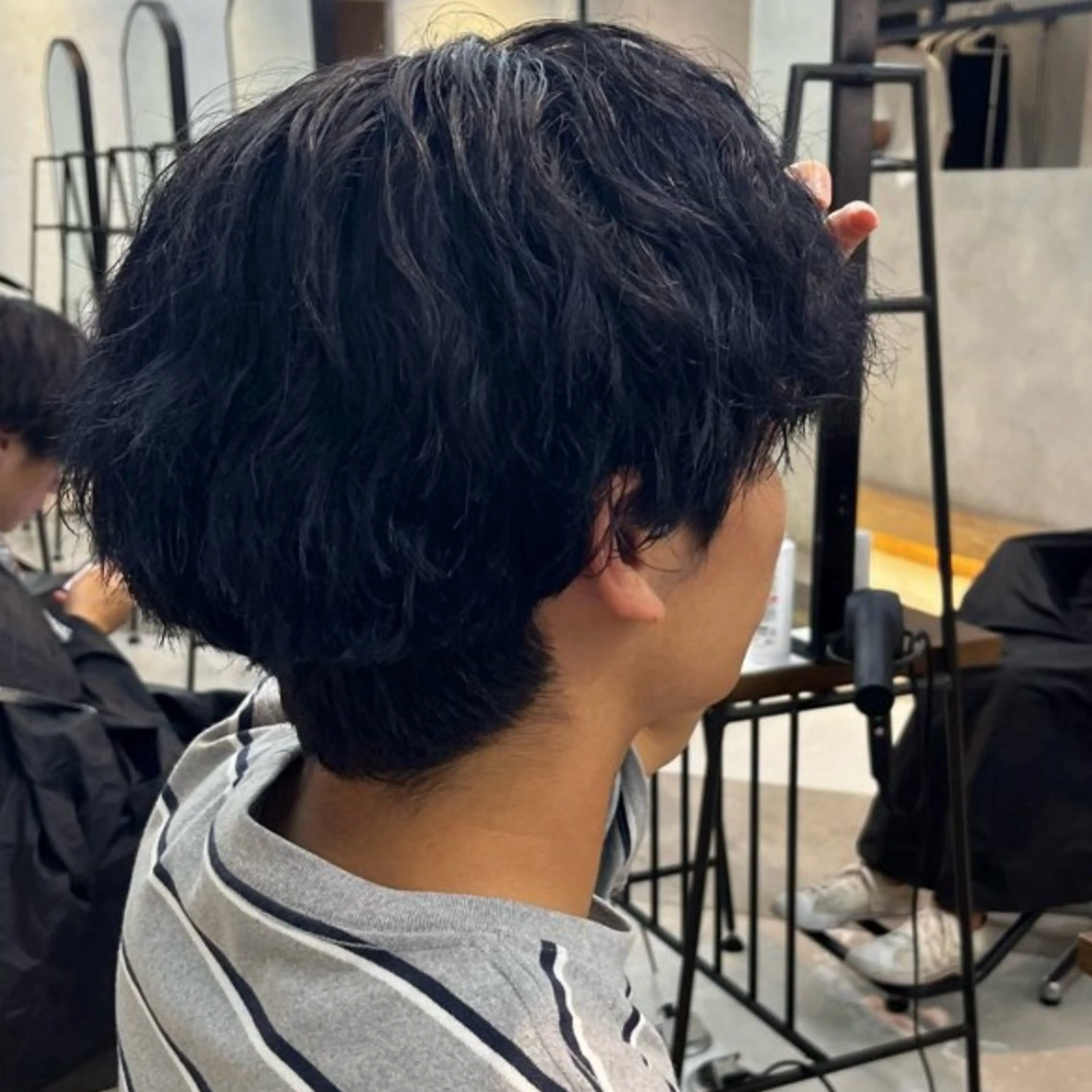 カラー メンズ カット ヘアカラー メンズパーマ/ メッシュ📍ﾕﾘのヘアスタイル