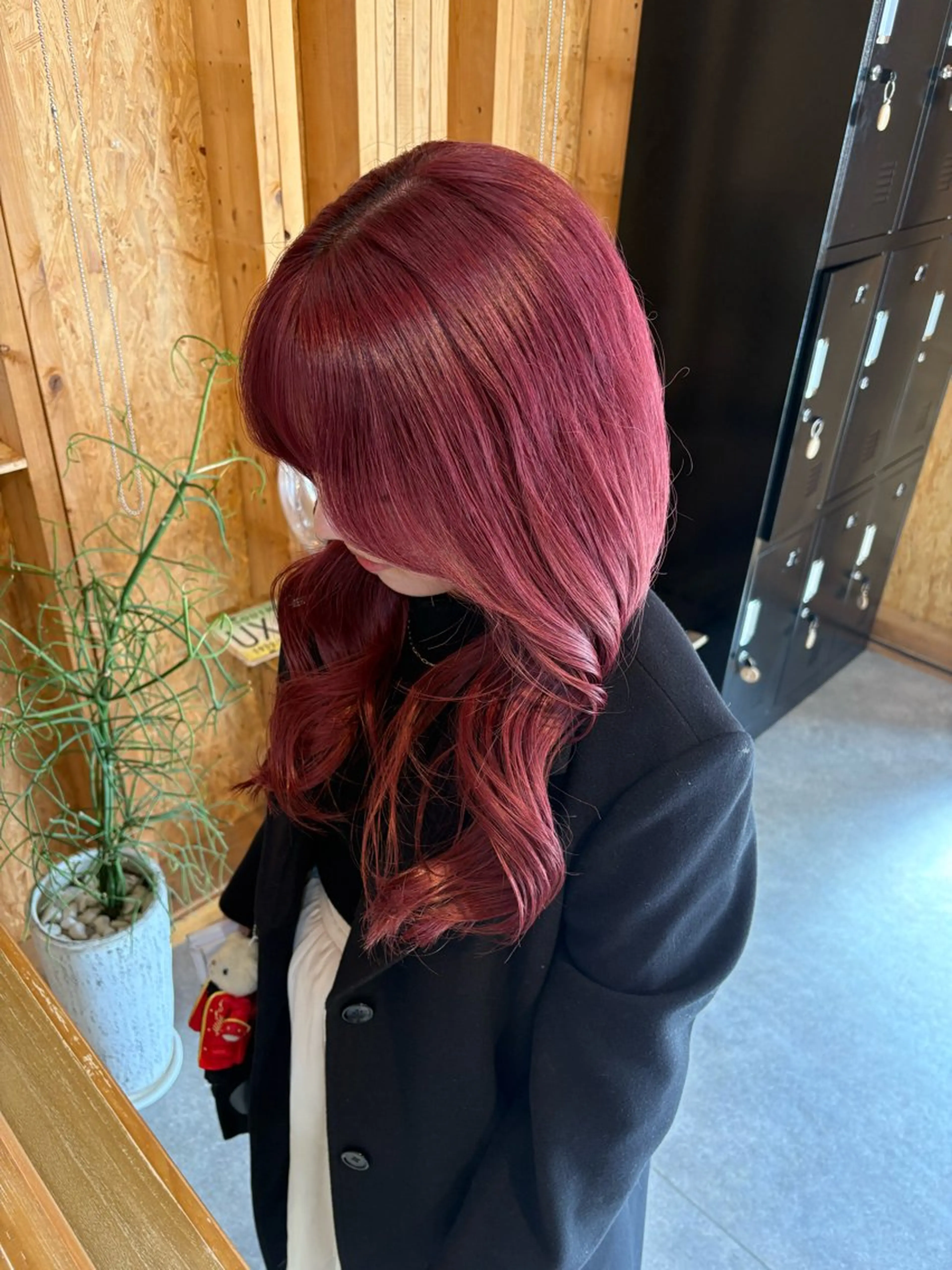 カラー ヘアカラー トリートメント まろみ暖色× chia🕯のヘアスタイル