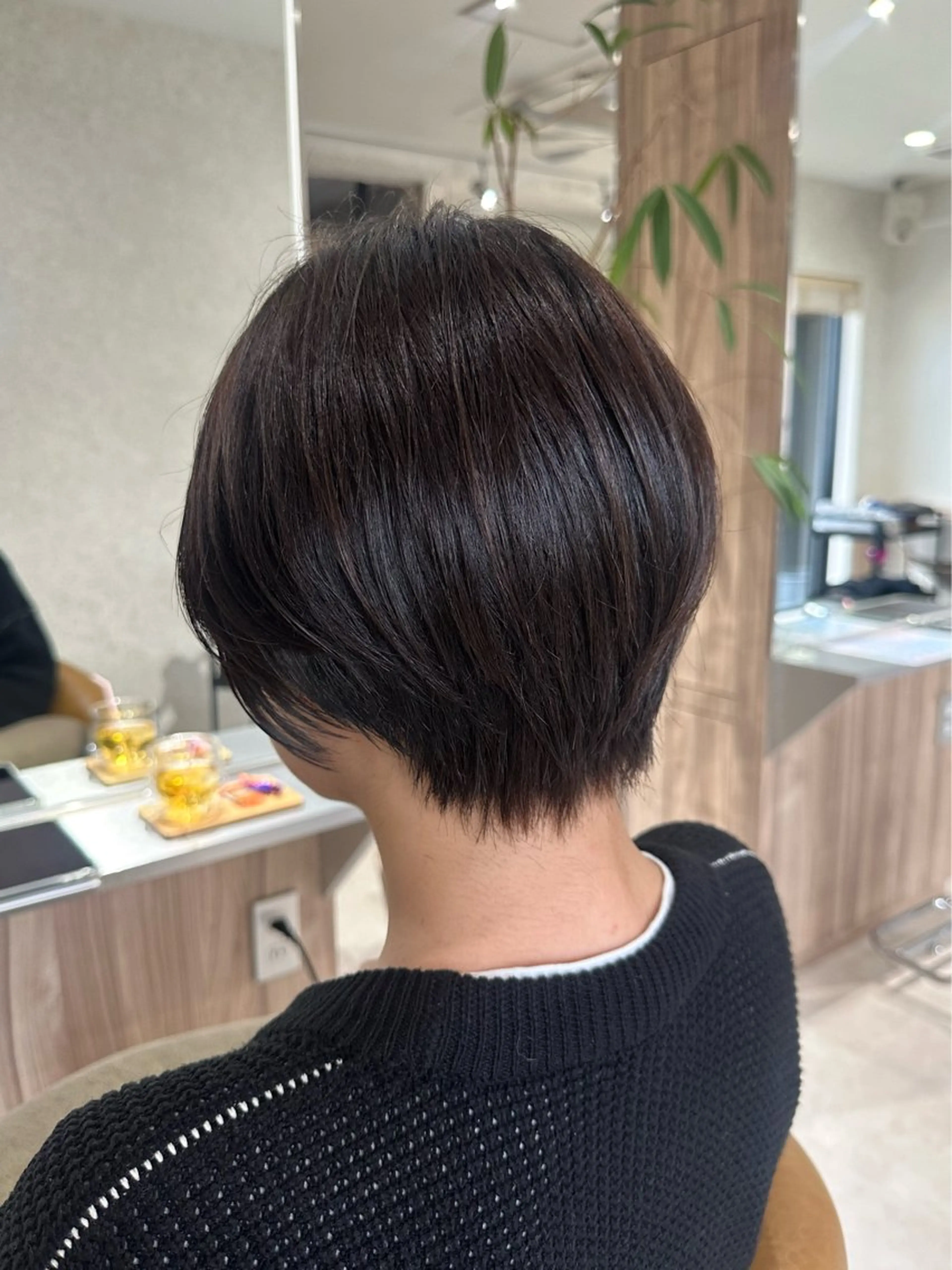 ショート カラー カット ヘアカラー トリートメント 🎀似合わせカット/ ボブ/佐瀬千枝🎀のヘアスタイル