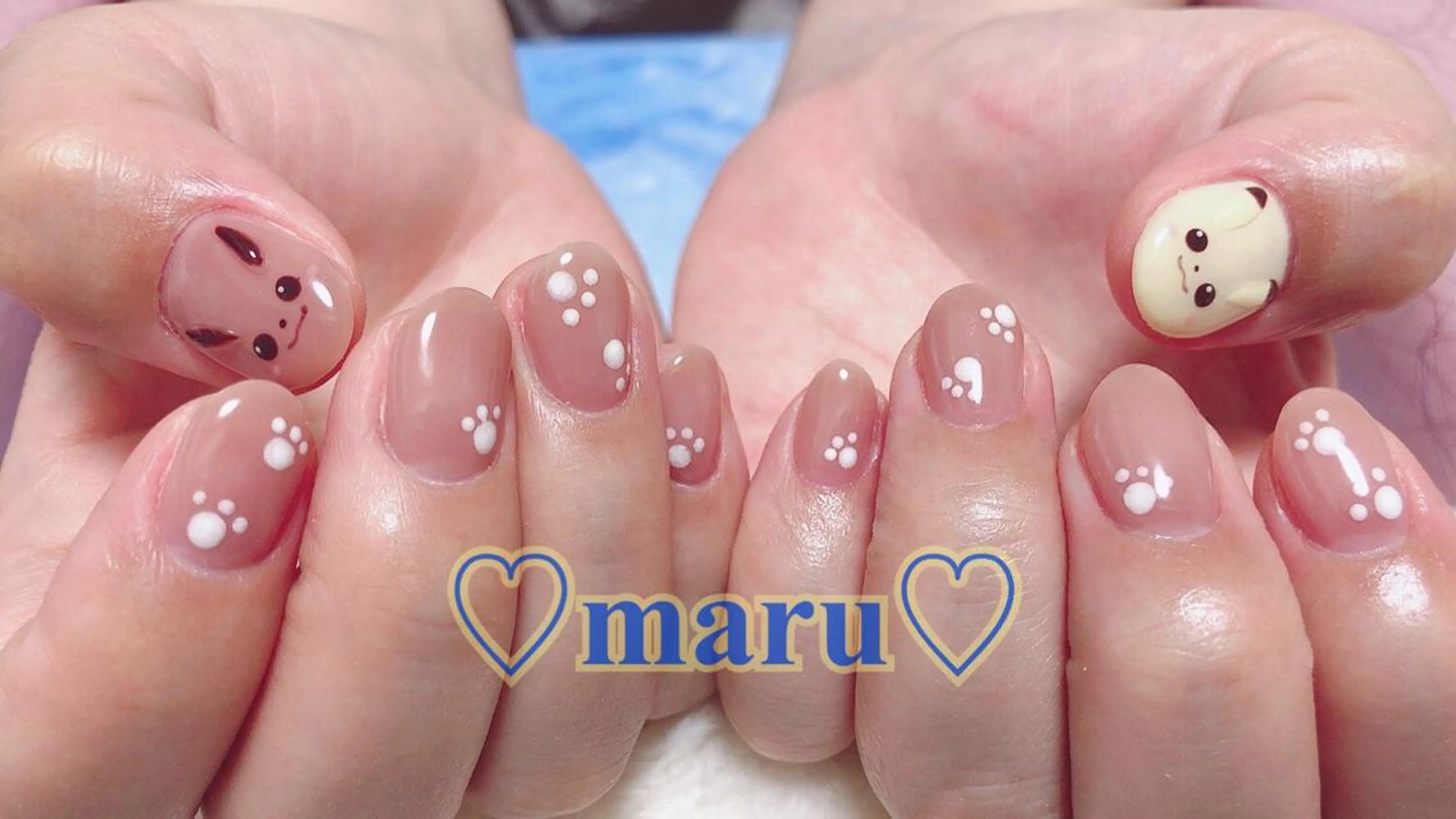 ネイル ハンドネイル フットネイル まるみ ♡のネイルデザイン