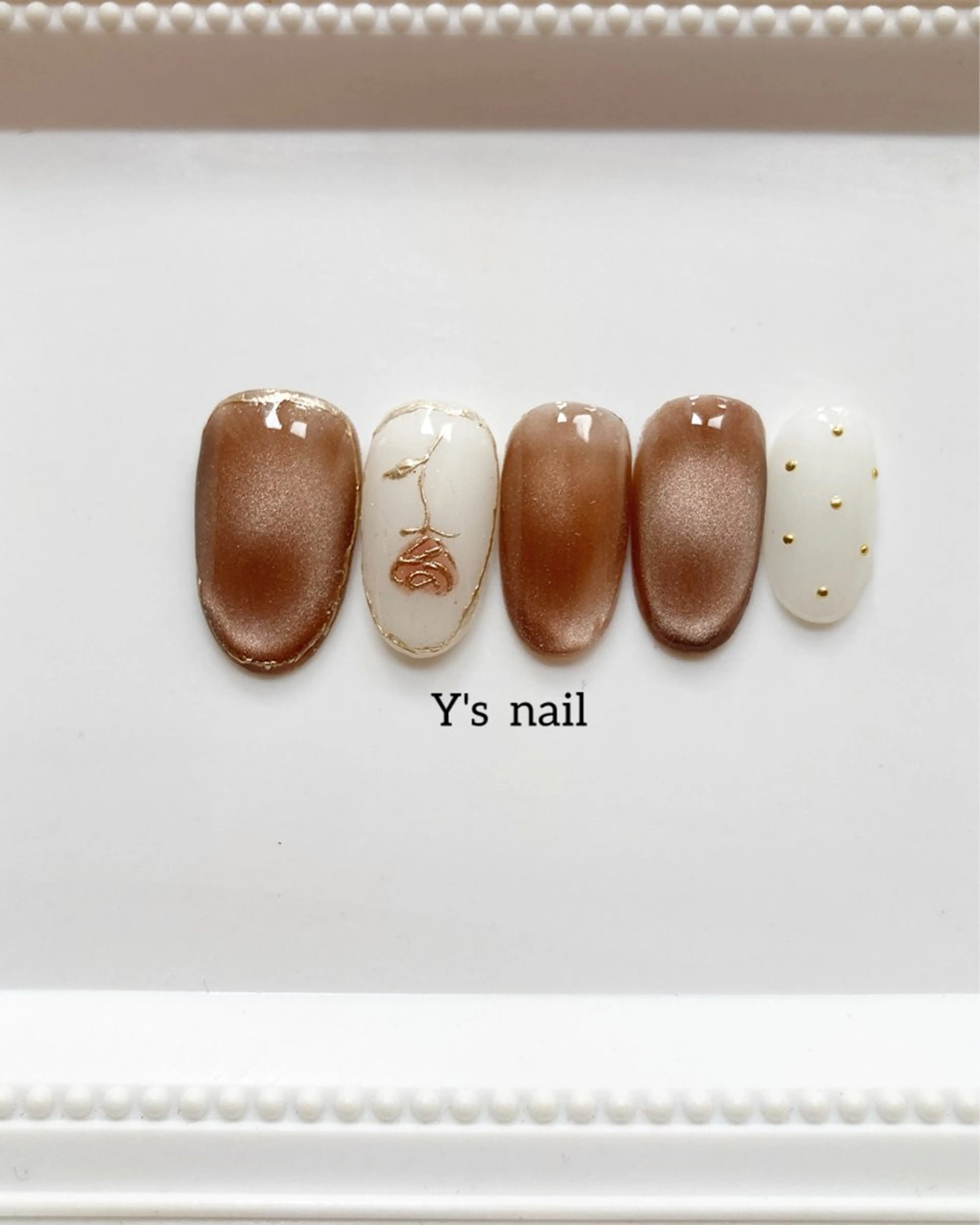 ネイル 手書きが得意🖌️ Y’s  nailのネイルデザイン