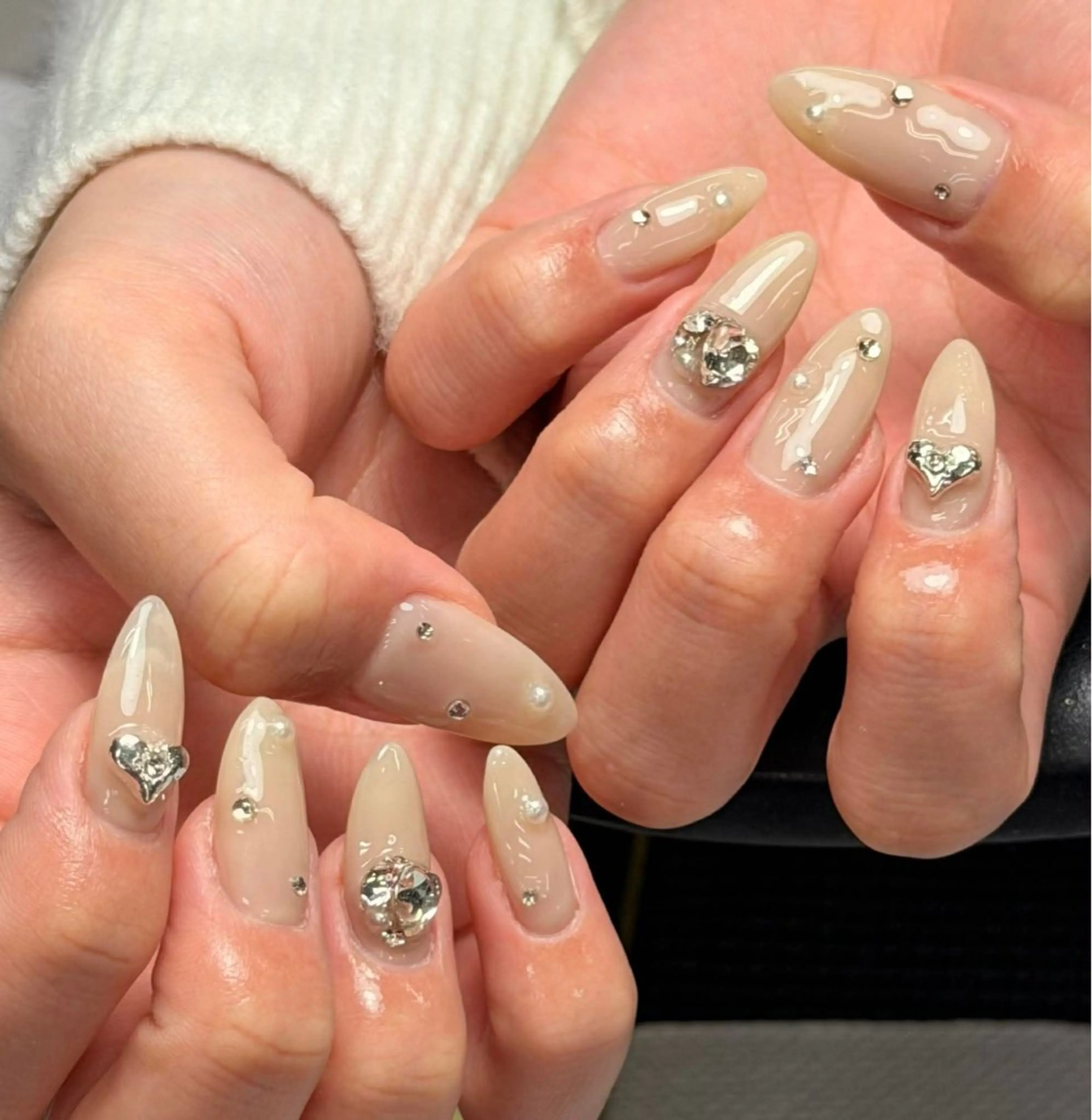 ワンカラー+付け放題の写真