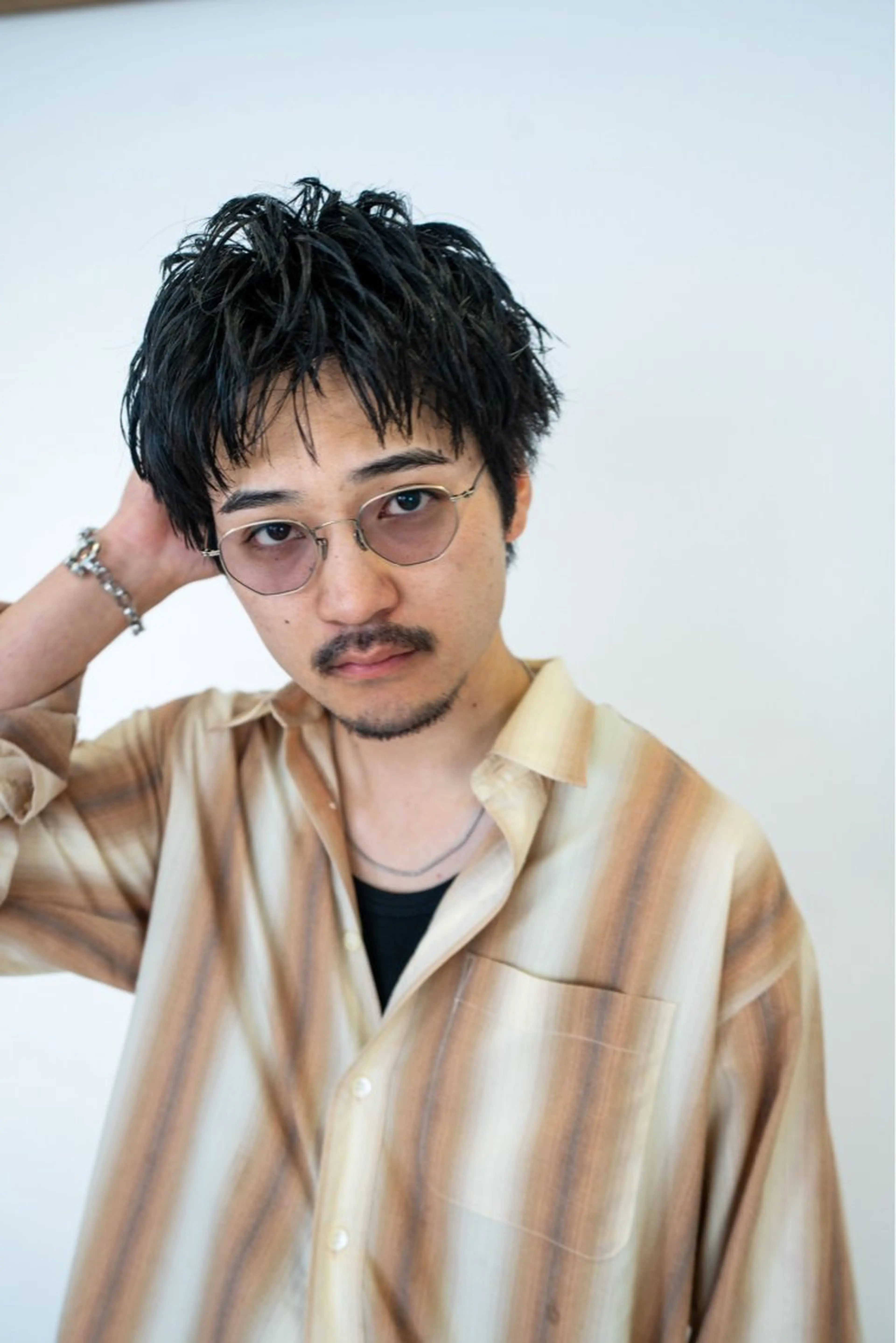 ショート メンズ カット グランジヘア 無造作ヘアHYUGAのヘアスタイル