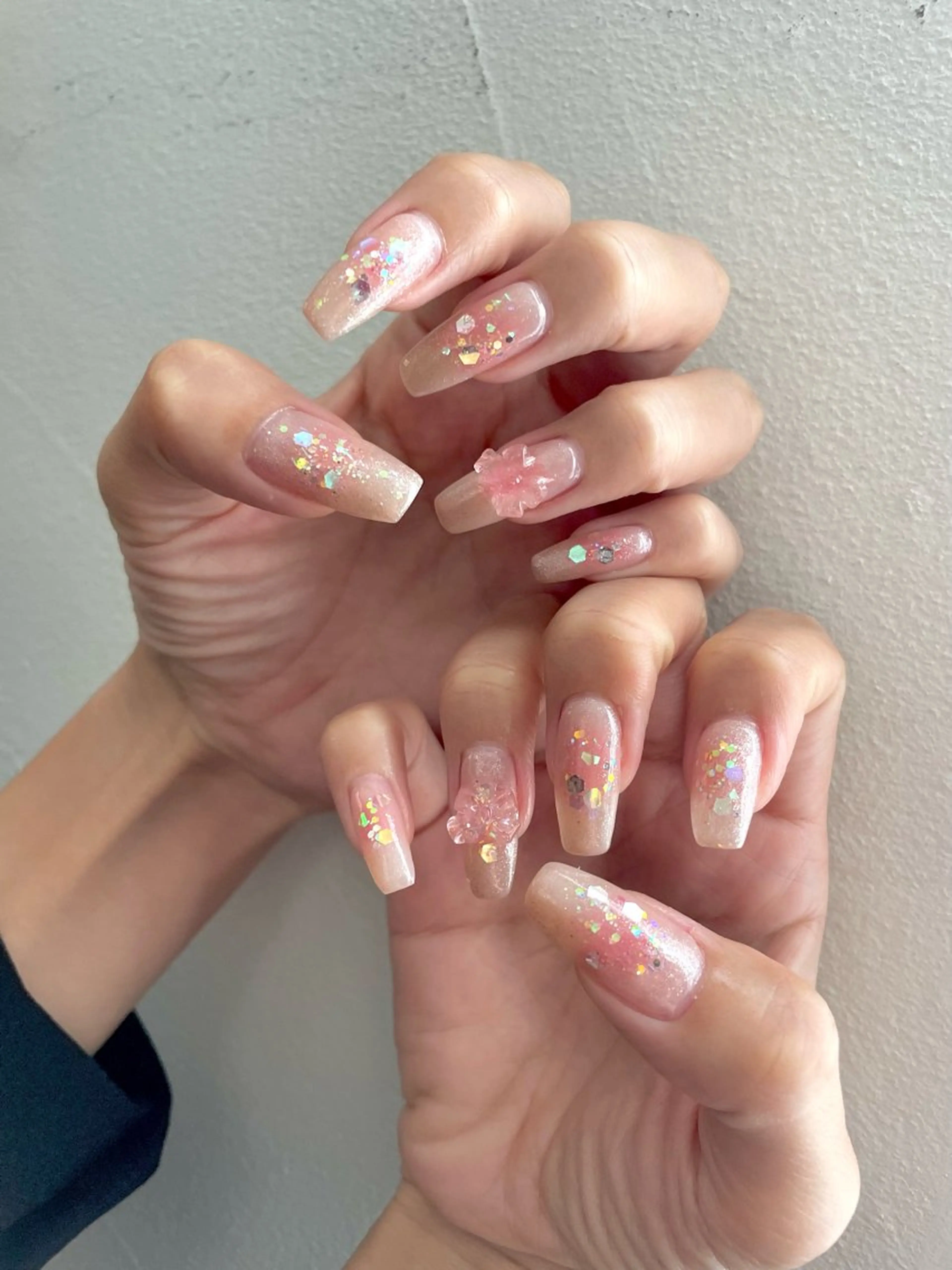 ネイル ジェルネイル パラジェル ハンドネイル 甲府市徳行 🧸prunelleのネイルデザイン