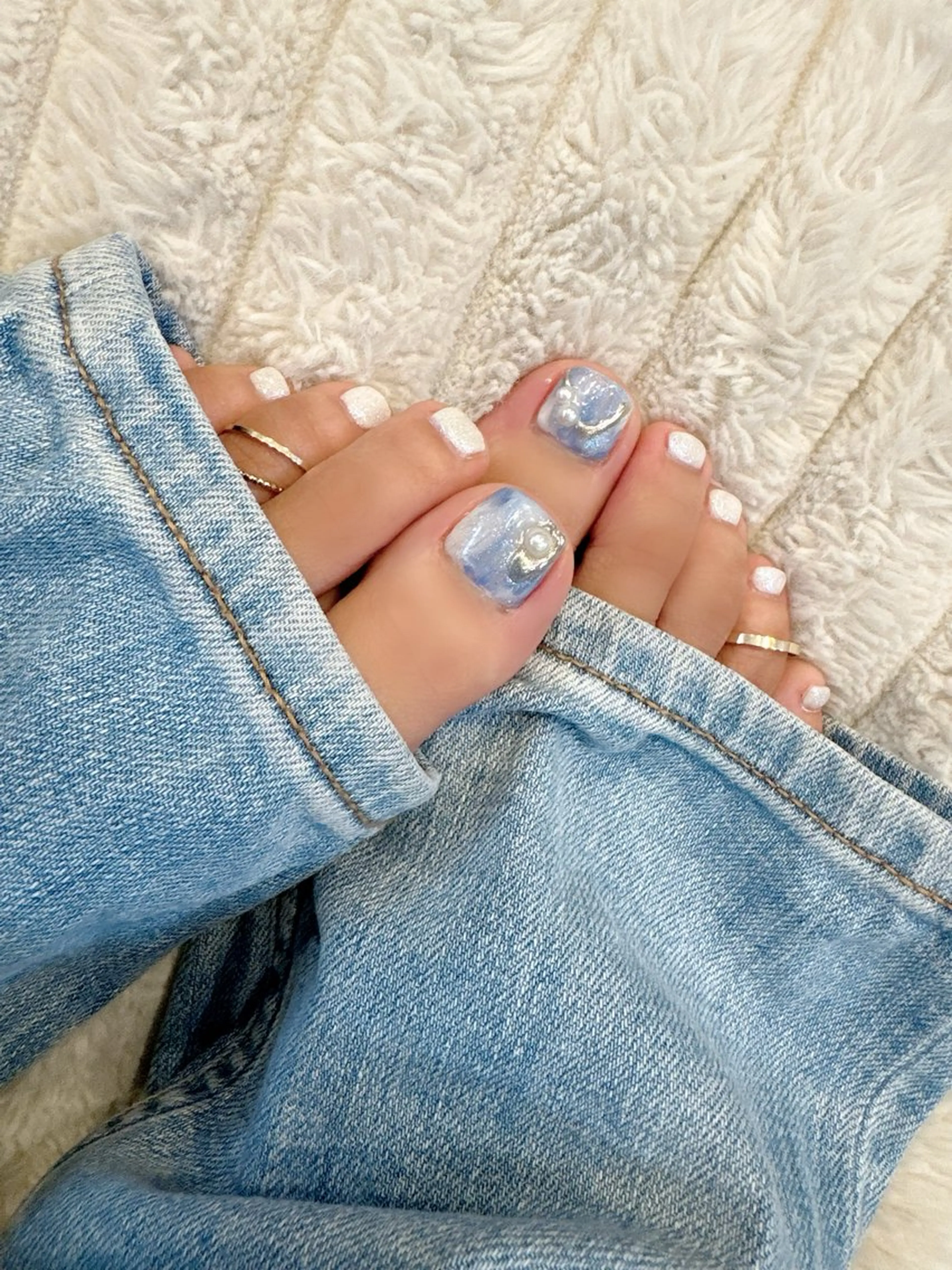 フットネイルワンカラー🤎ご新規様は20%オフの写真